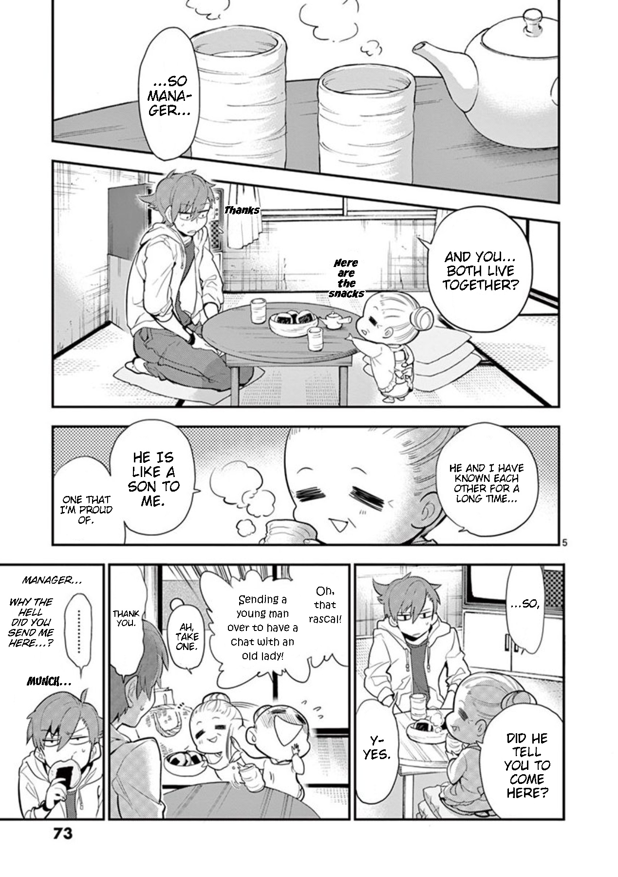 Moukin-chan Chapter 30 page 5 - Chapter 30: 30th Feather: Rainbow