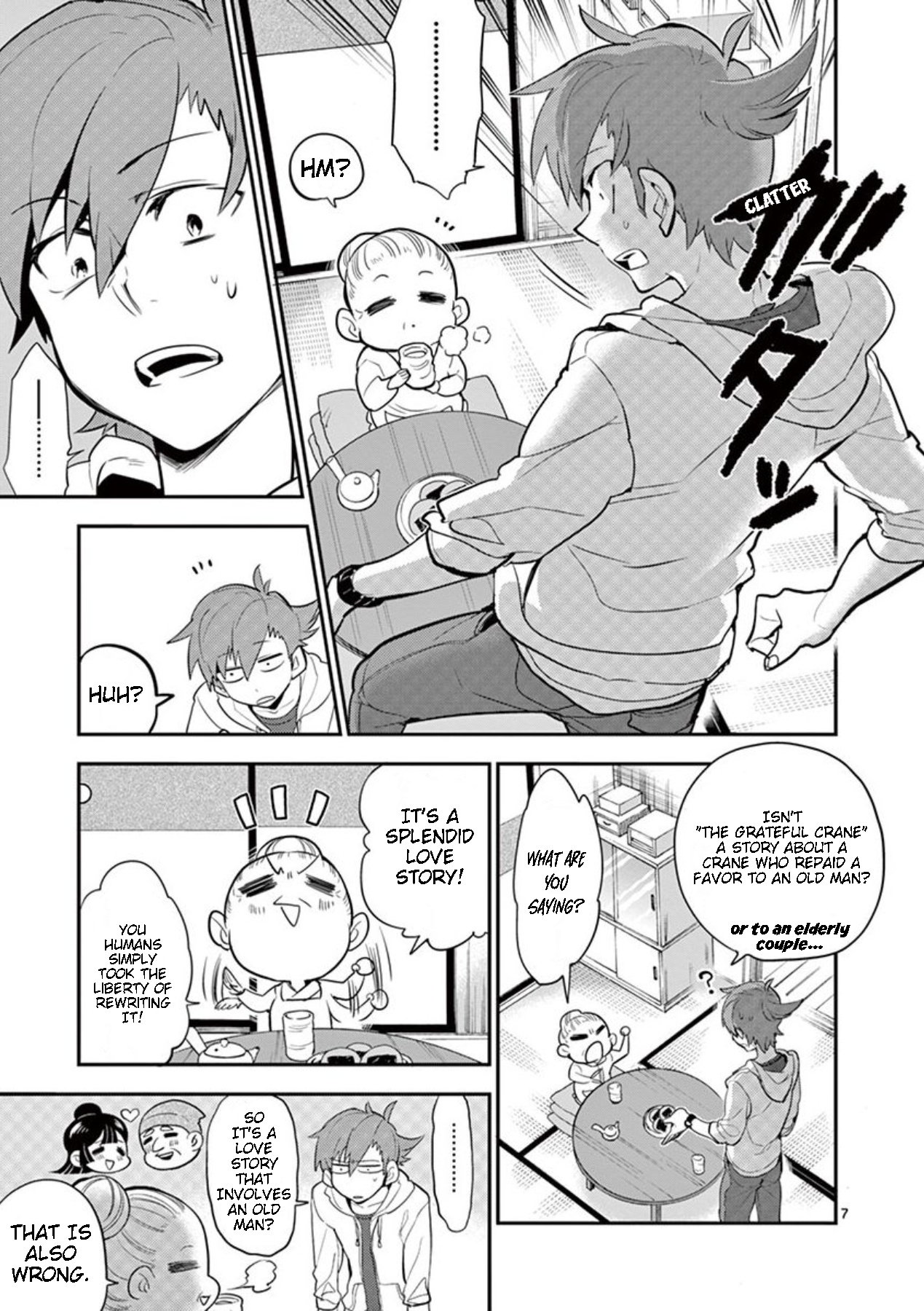 Moukin-chan Chapter 30 page 7 - Chapter 30: 30th Feather: Rainbow