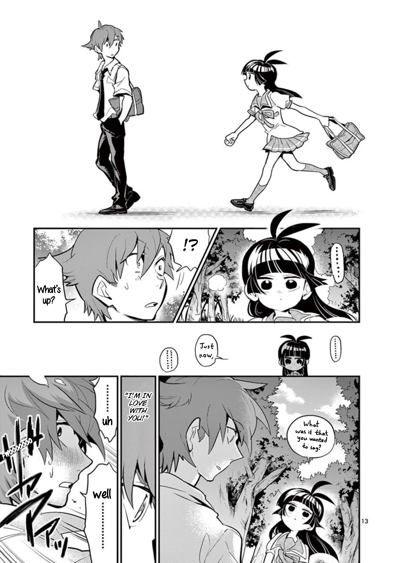 Moukin-chan Chapter 32 page 13 - Chapter 32: 32nd Feather: Sunny, then cloudy, then...