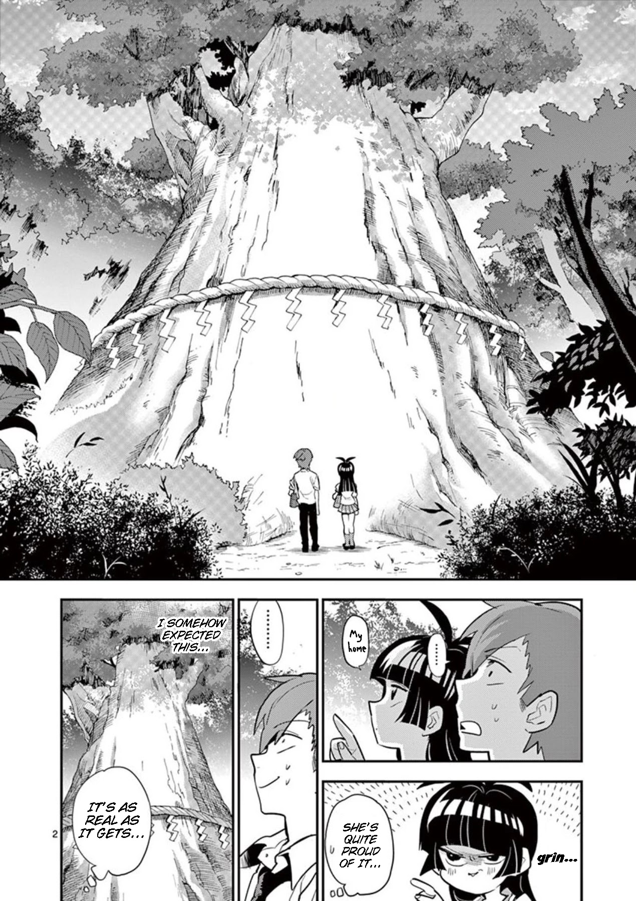 Moukin-chan Chapter 32 page 2 - Chapter 32: 32nd Feather: Sunny, then cloudy, then...