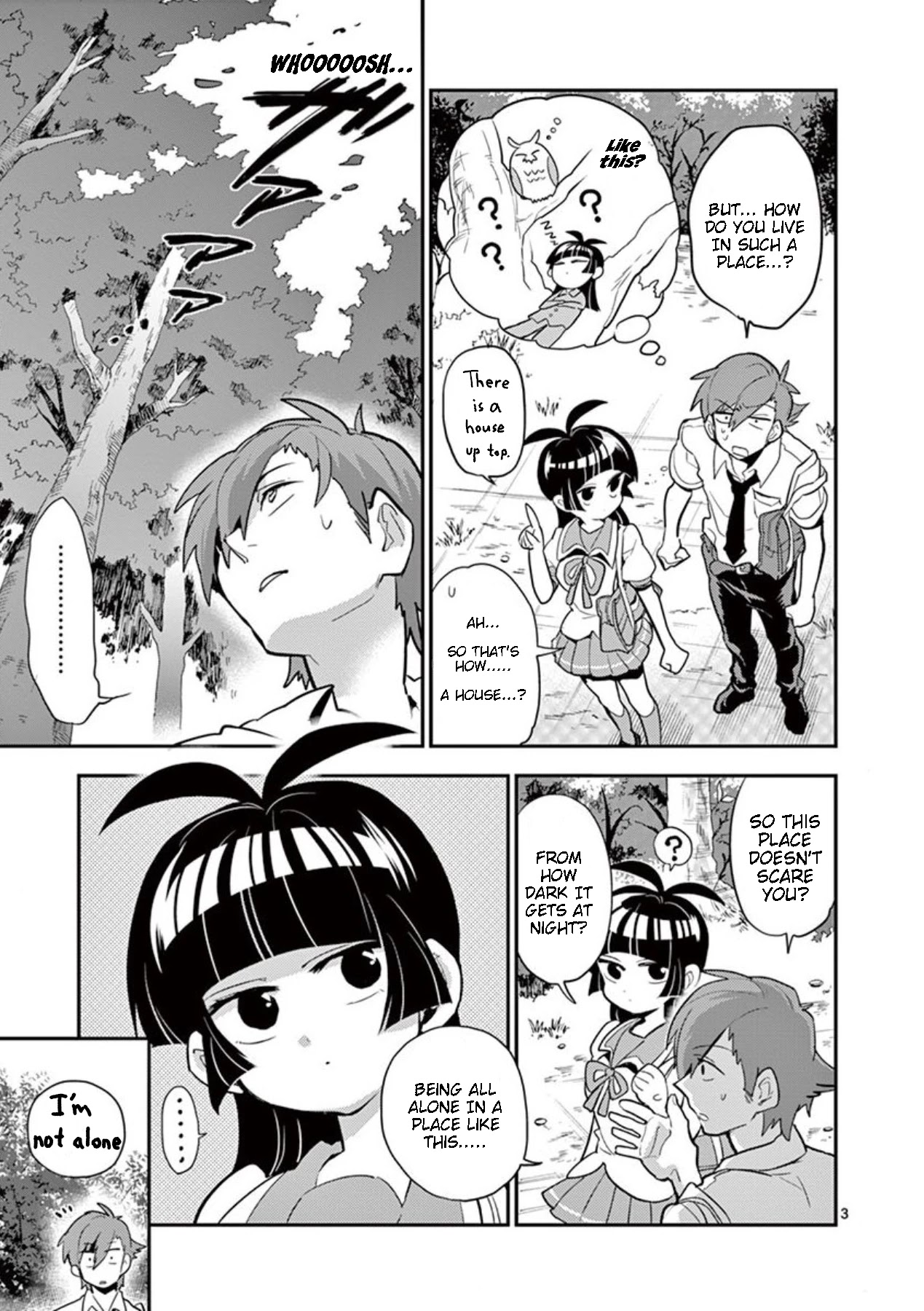 Moukin-chan Chapter 32 page 3 - Chapter 32: 32nd Feather: Sunny, then cloudy, then...