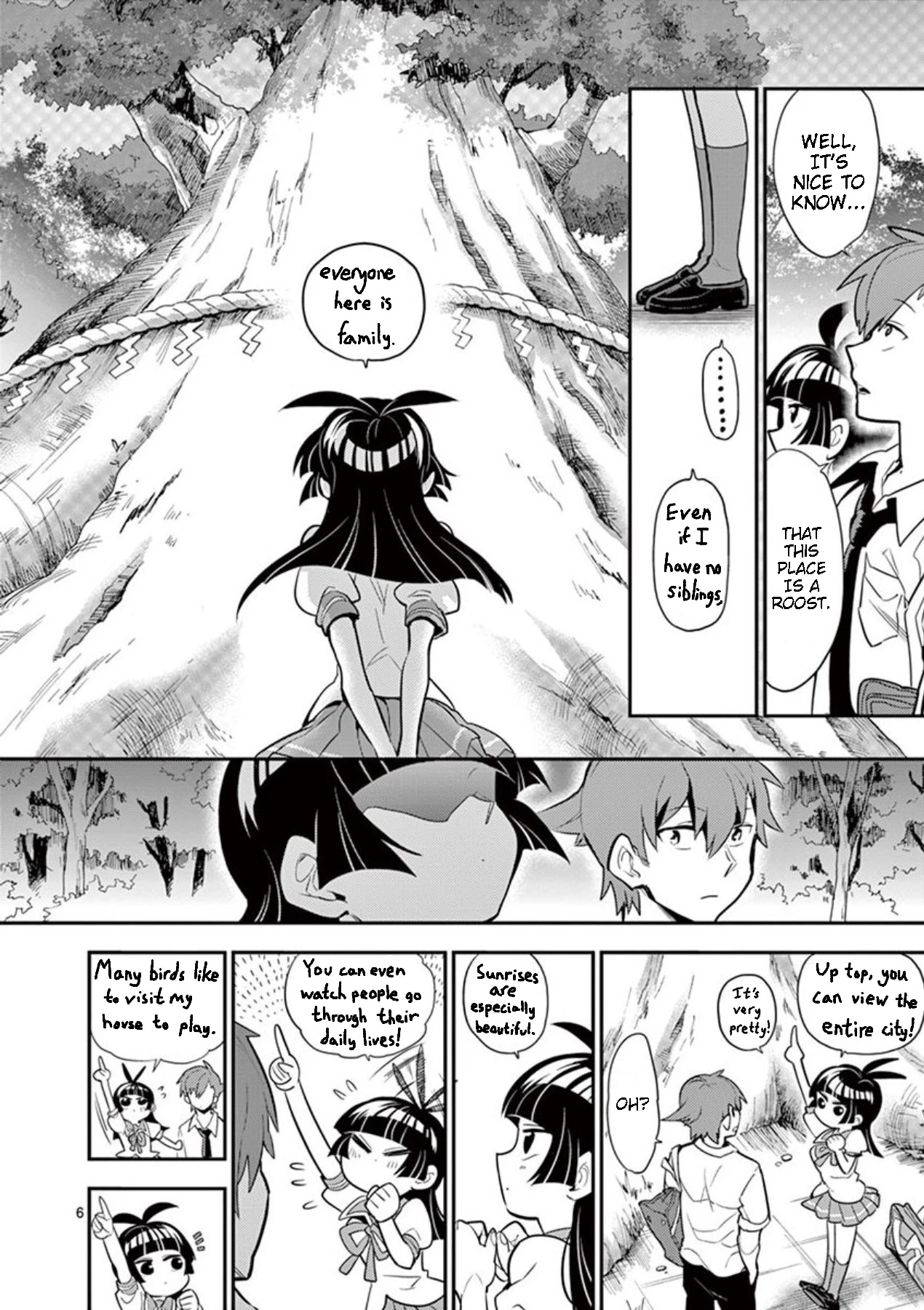 Moukin-chan Chapter 32 page 6 - Chapter 32: 32nd Feather: Sunny, then cloudy, then...