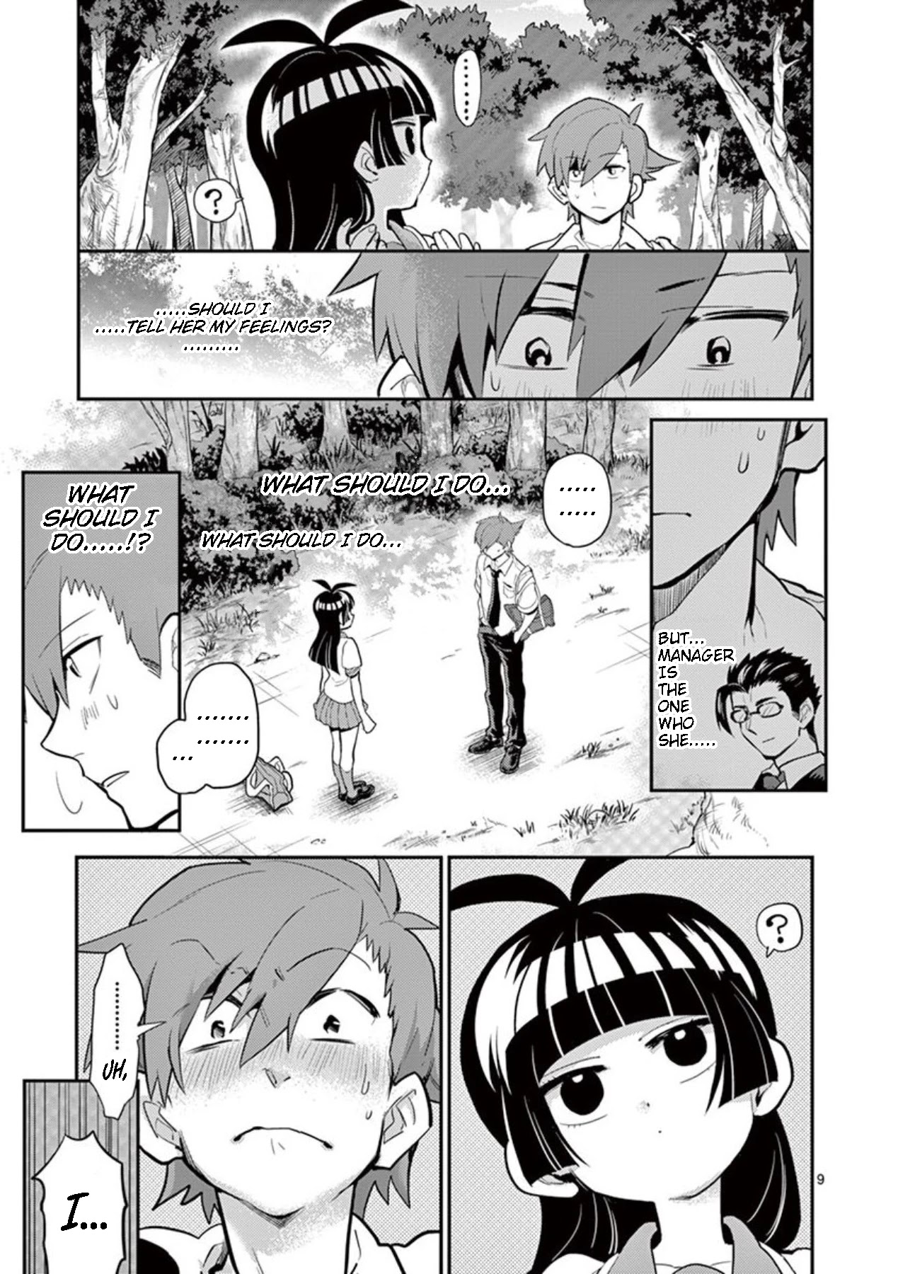 Moukin-chan Chapter 32 page 9 - Chapter 32: 32nd Feather: Sunny, then cloudy, then...