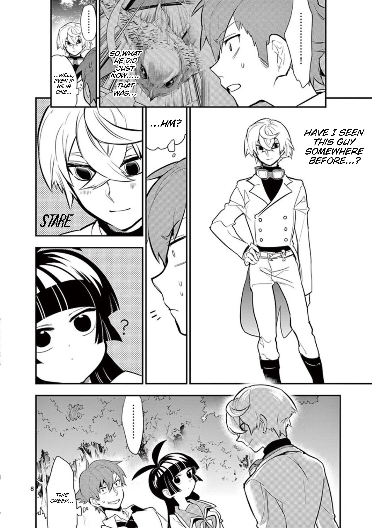 Moukin-chan Chapter 33 page 8 - Chapter 33: 33rd Feather: Windy