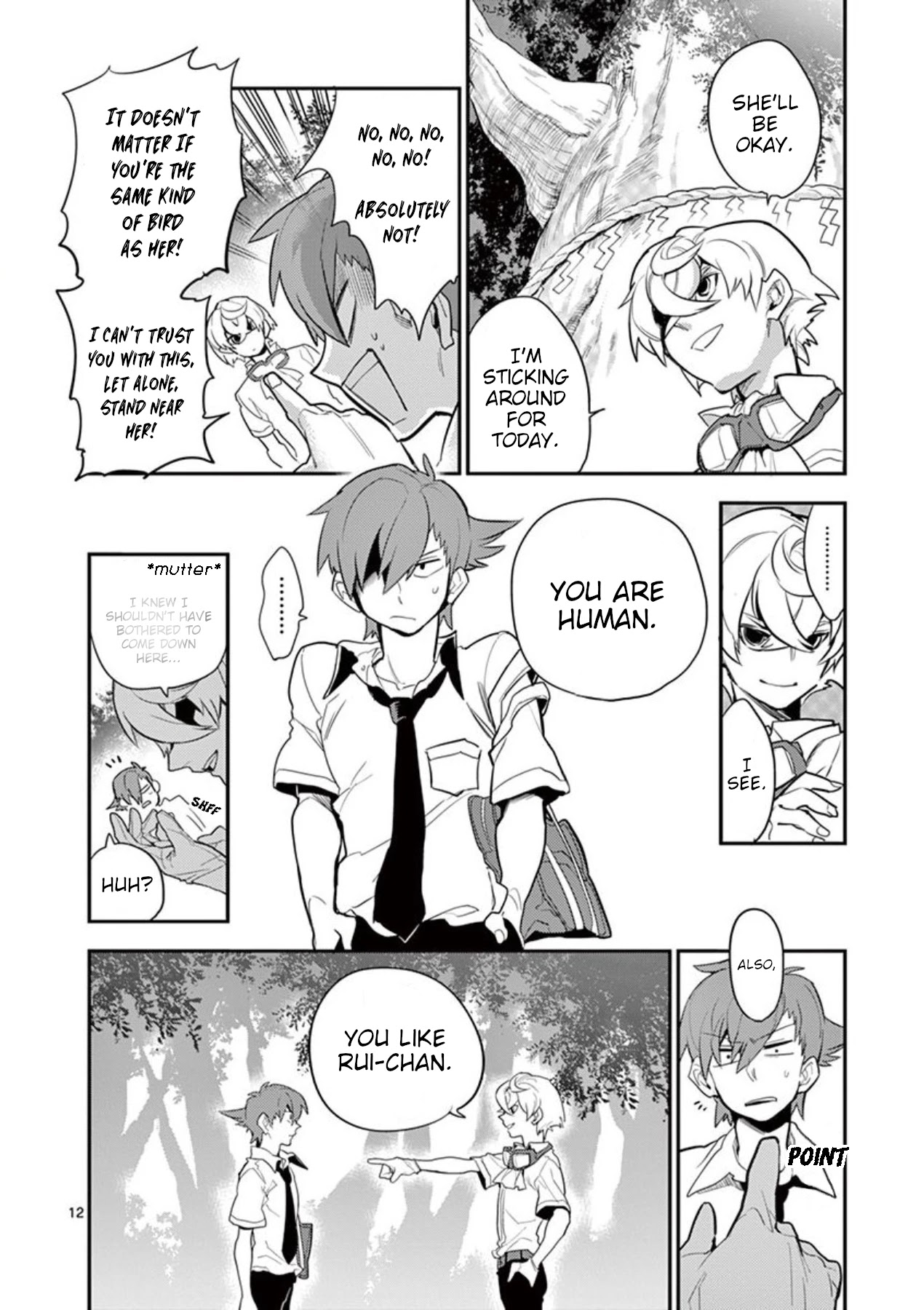 Moukin-chan Chapter 34 page 12 - Chapter 34: 34th Feather: Kasumi
