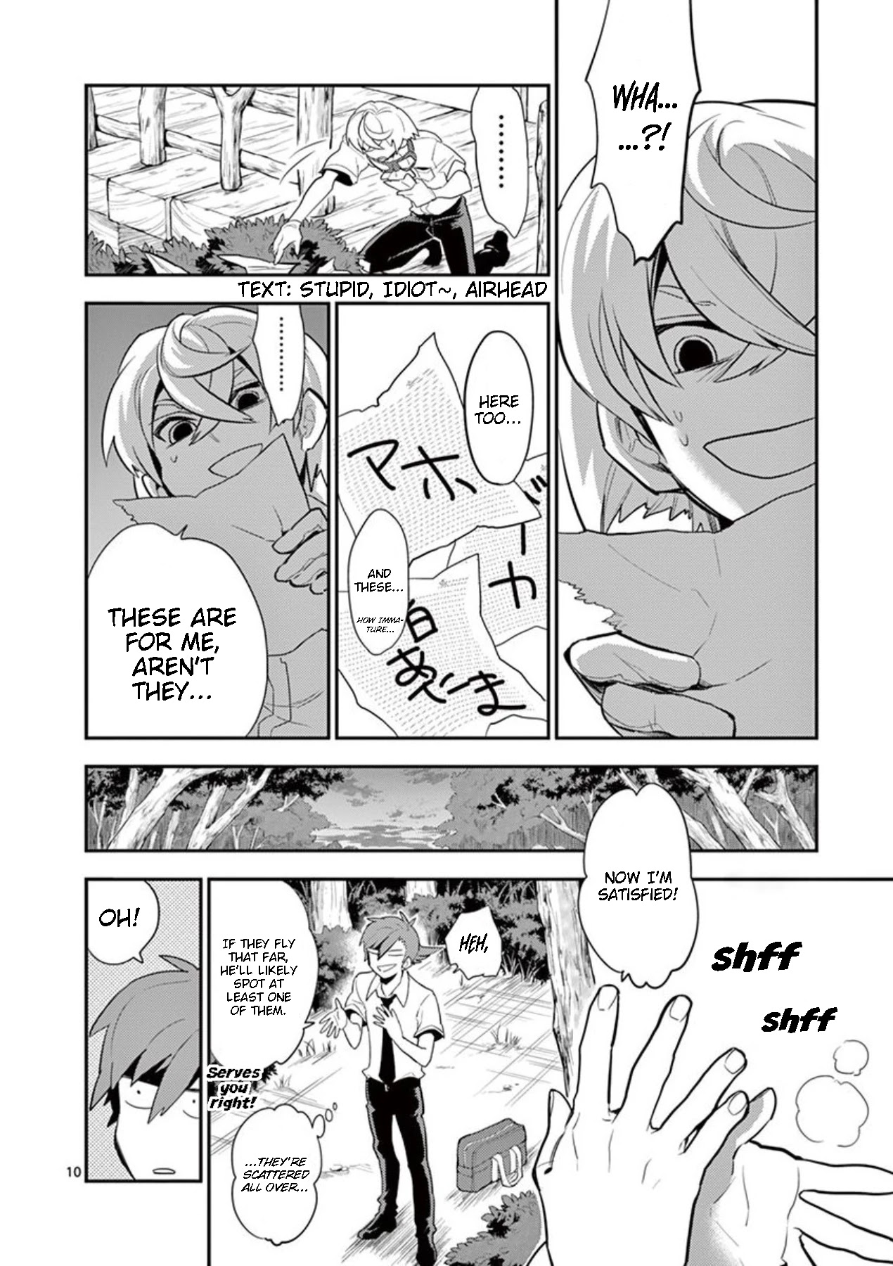 Moukin-chan Chapter 35 page 10 - Chapter 35: 35th Feather: Pointless Struggle