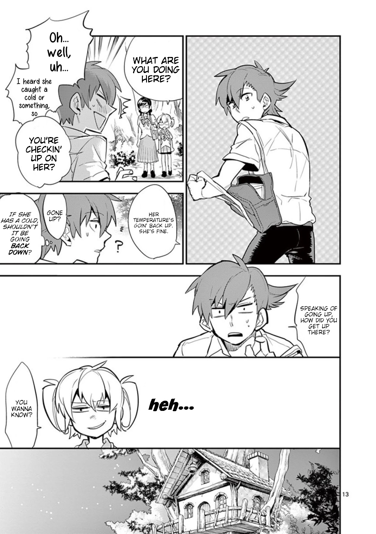 Moukin-chan Chapter 35 page 13 - Chapter 35: 35th Feather: Pointless Struggle