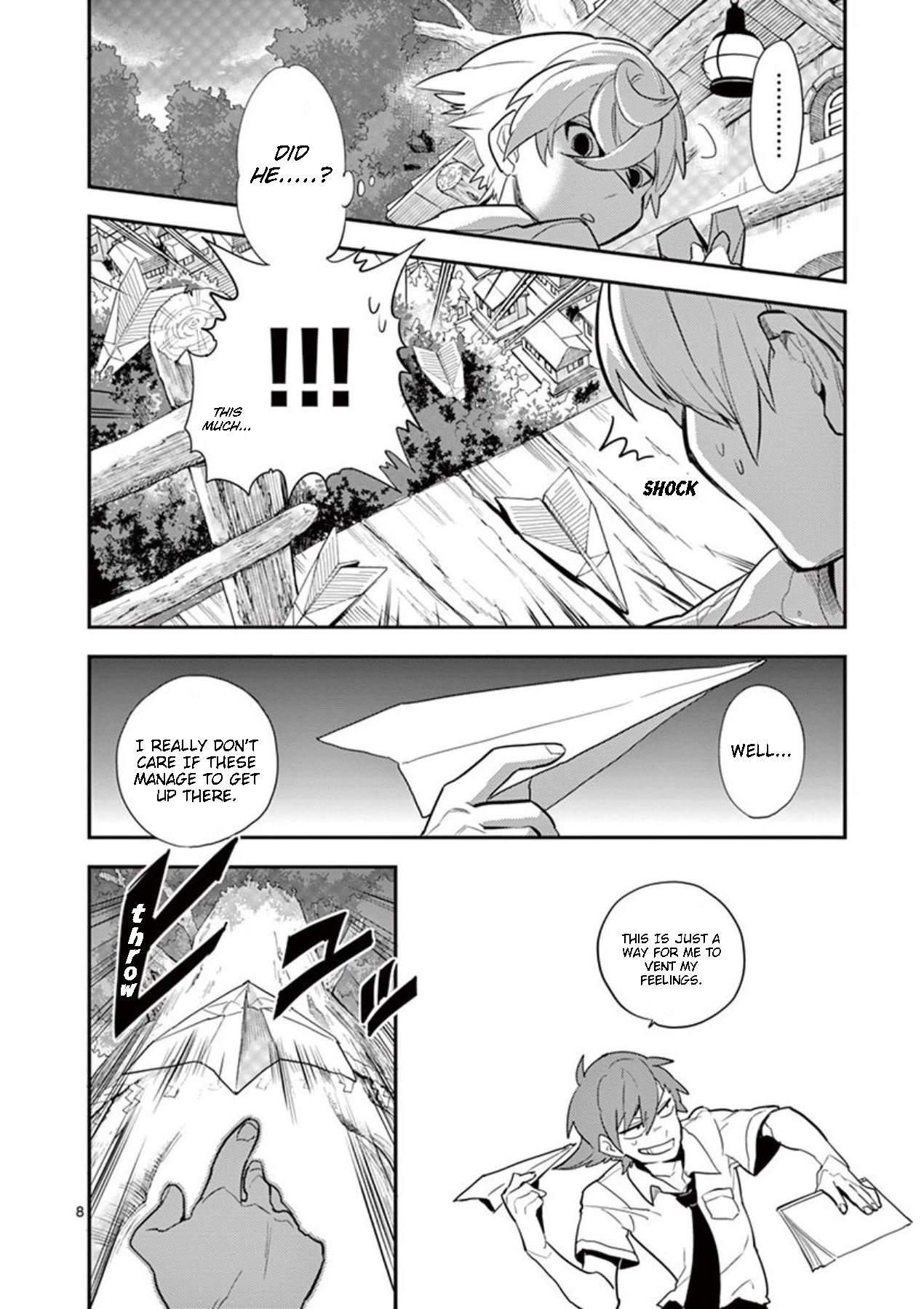Moukin-chan Chapter 35 page 8 - Chapter 35: 35th Feather: Pointless Struggle