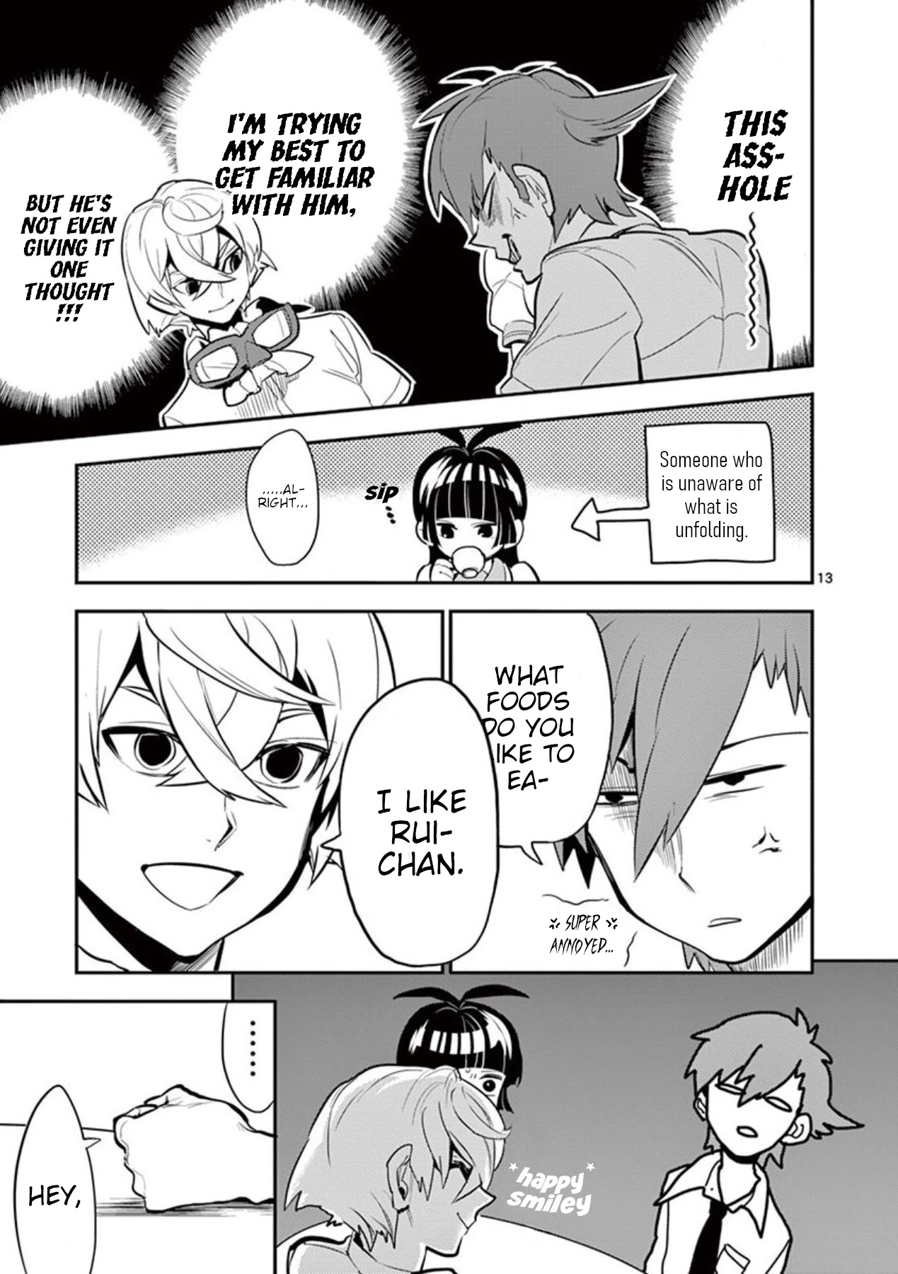 Moukin-chan Chapter 36 page 13 - Chapter 36: 36th Feather: New Face