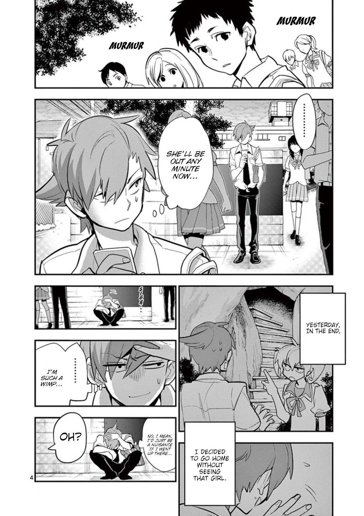 Moukin-chan Chapter 36 page 4 - Chapter 36: 36th Feather: New Face