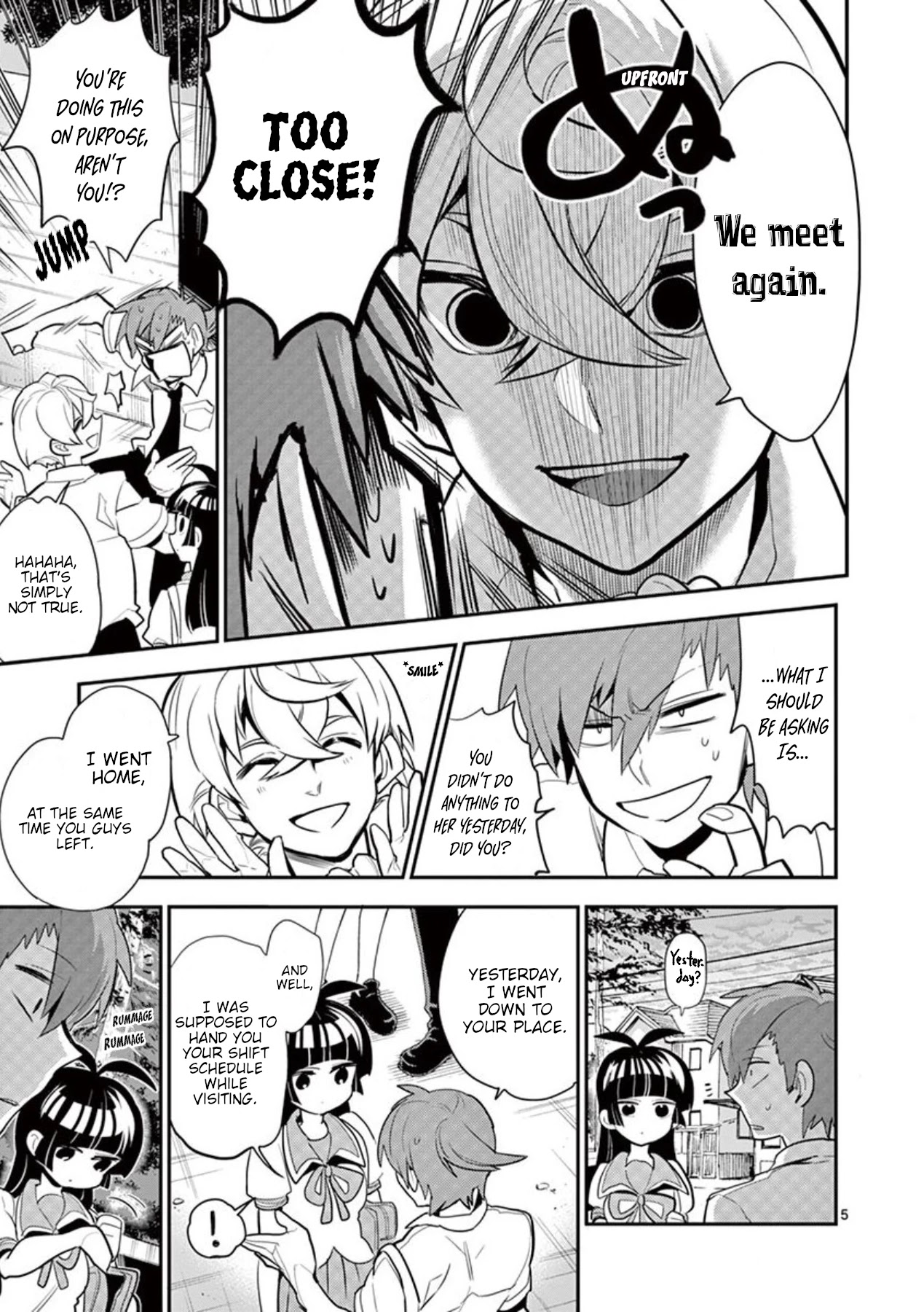 Moukin-chan Chapter 36 page 5 - Chapter 36: 36th Feather: New Face