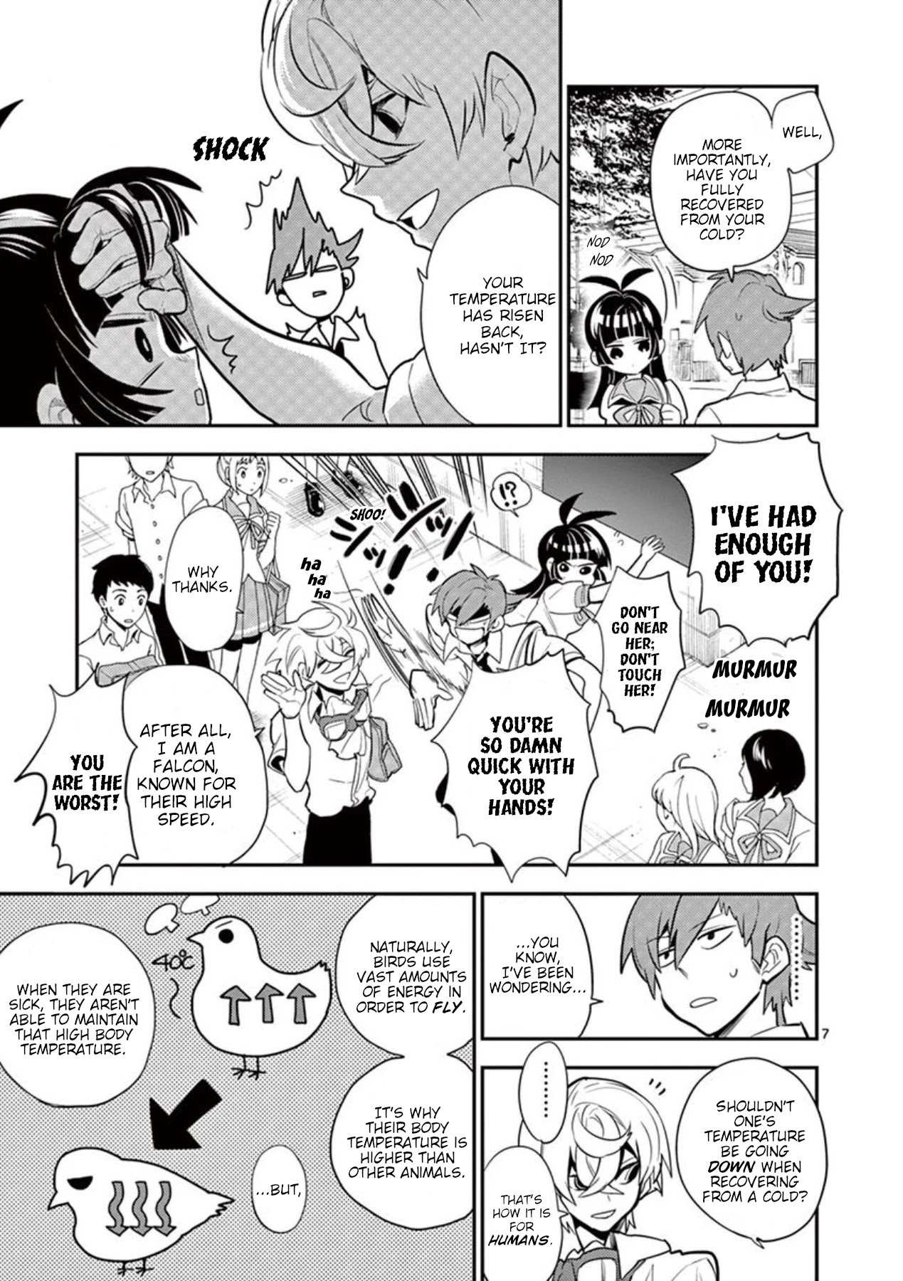 Moukin-chan Chapter 36 page 7 - Chapter 36: 36th Feather: New Face
