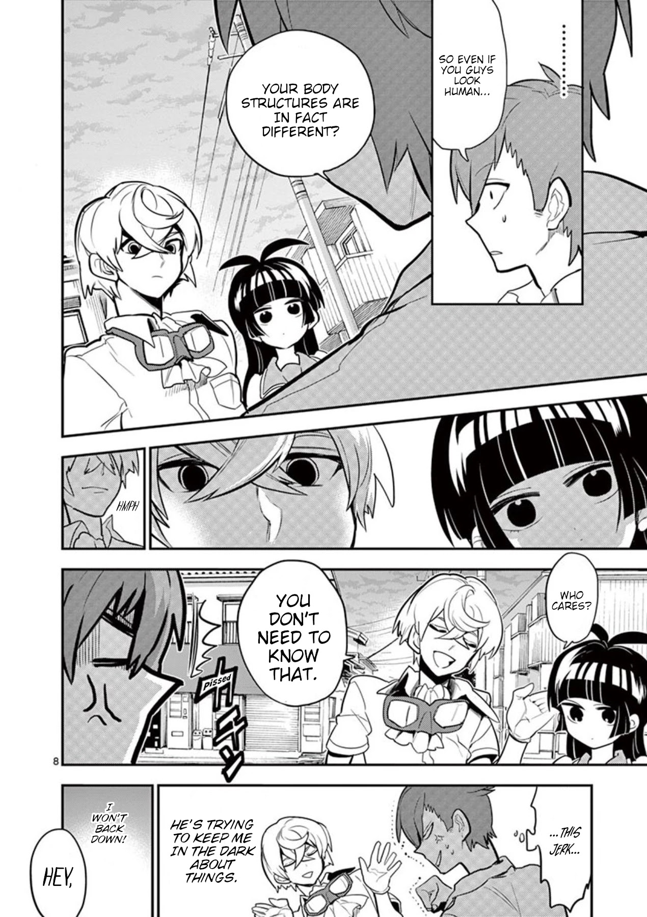 Moukin-chan Chapter 36 page 8 - Chapter 36: 36th Feather: New Face
