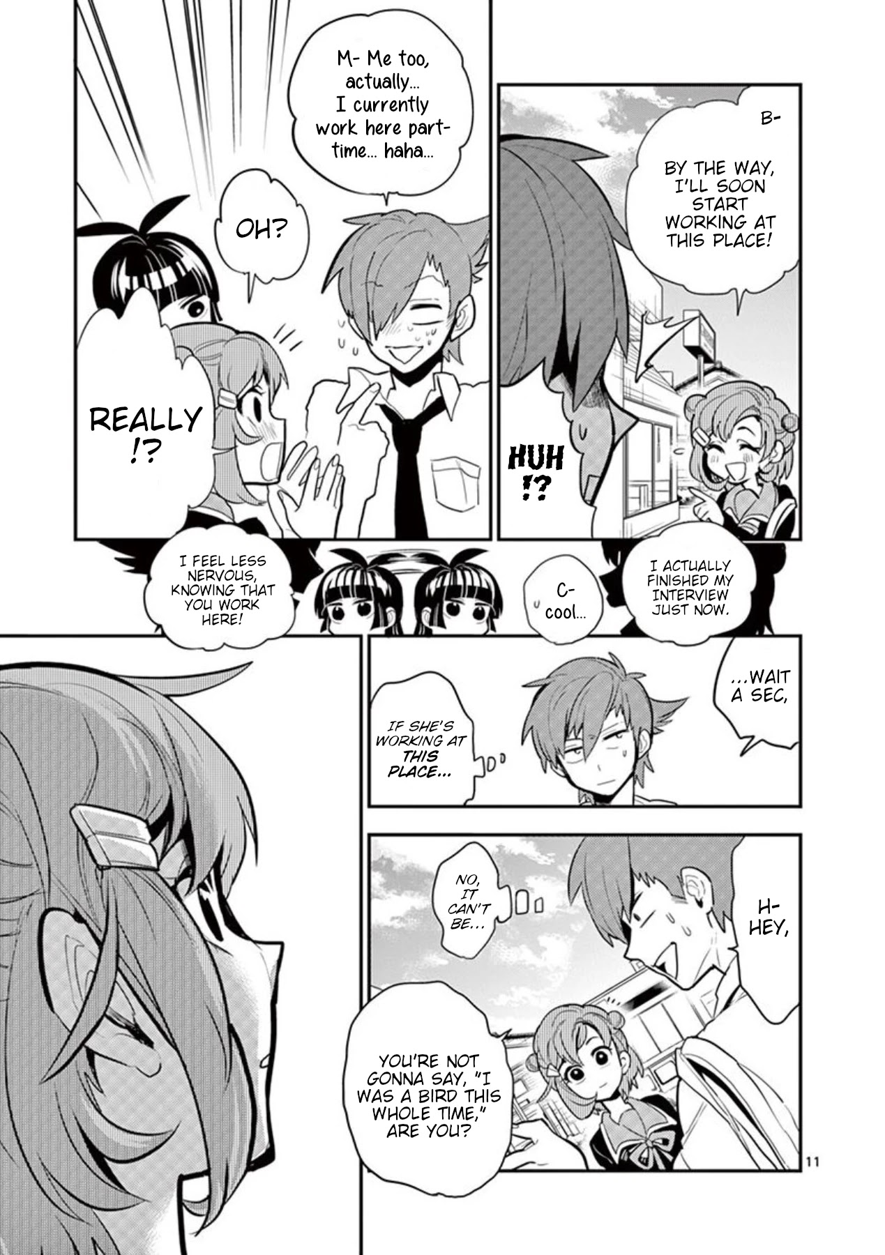 Moukin-chan Chapter 37 page 16 - Chapter 37: 37th Feather: I don't understand emotions