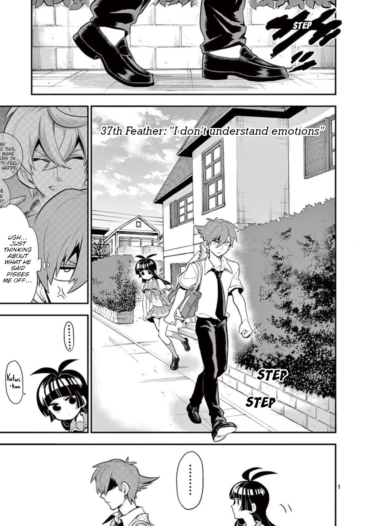Moukin-chan Chapter 37 page 6 - Chapter 37: 37th Feather: I don't understand emotions