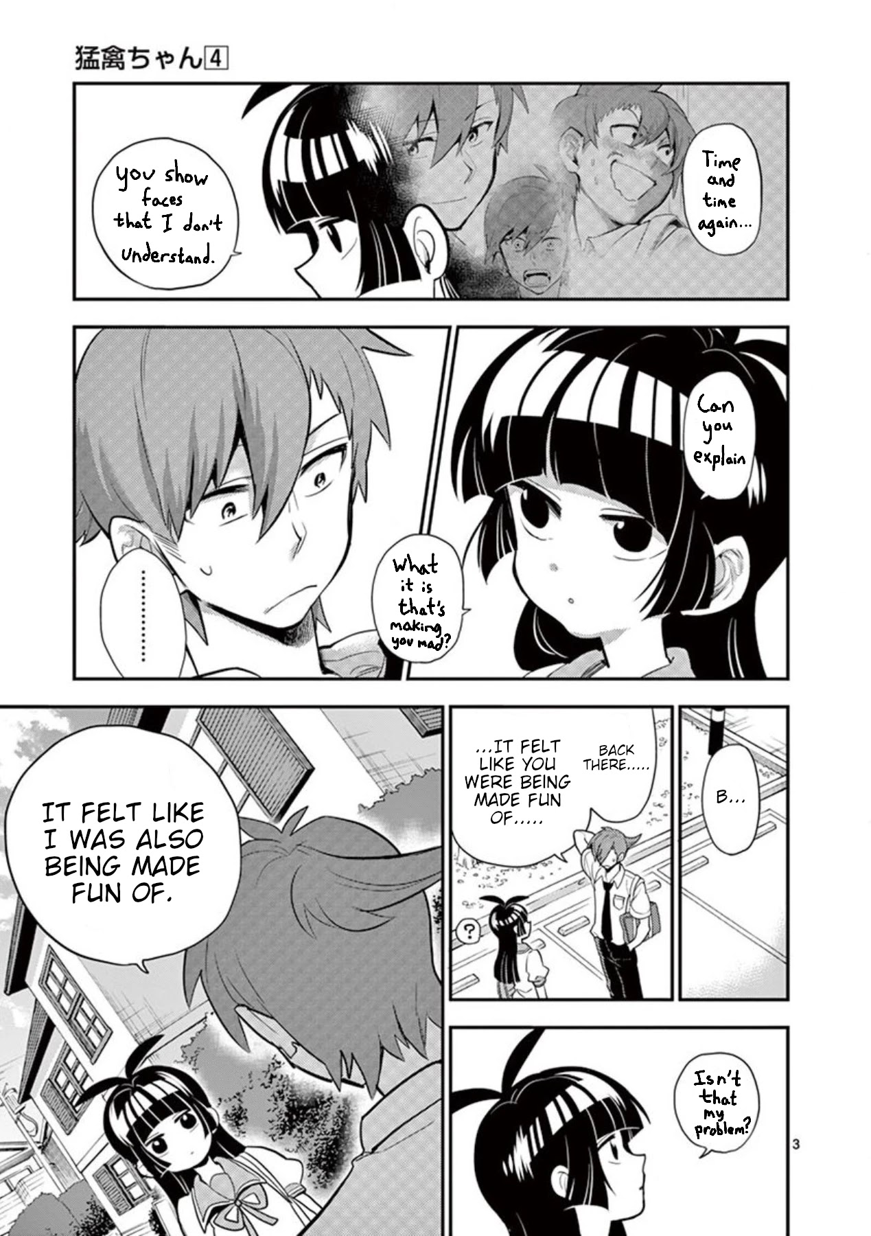 Moukin-chan Chapter 37 page 8 - Chapter 37: 37th Feather: I don't understand emotions