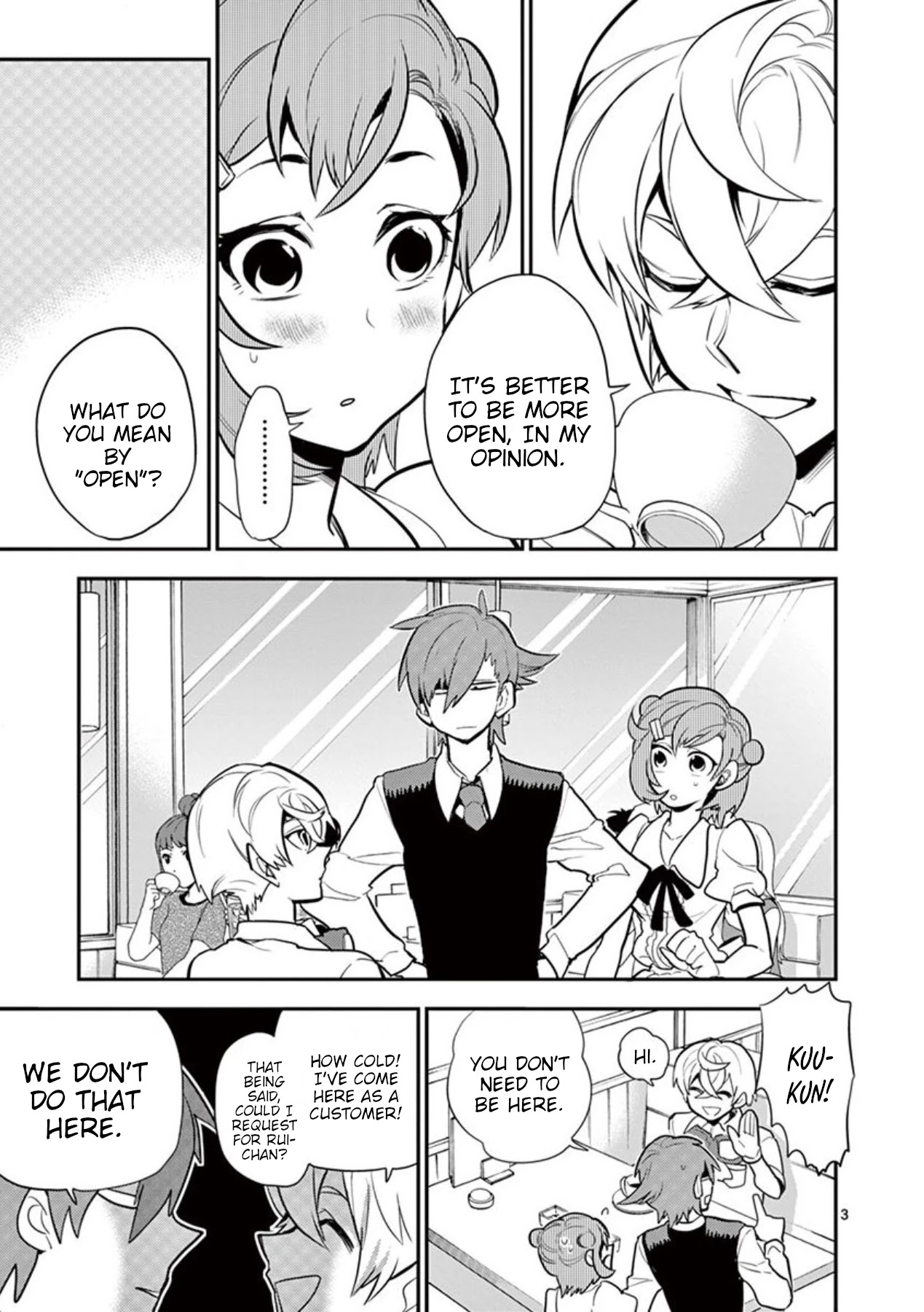Moukin-chan Chapter 38 page 3 - Chapter 38: 38th Feather: I want to understand emotions