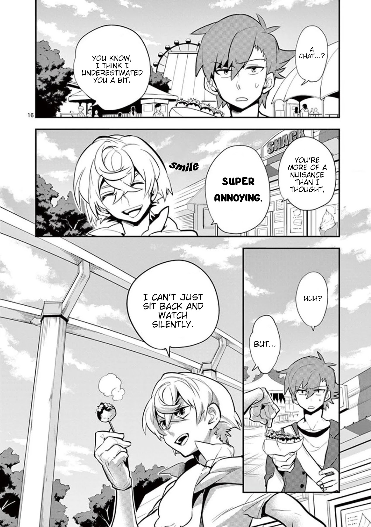 Moukin-chan Chapter 39 page 16 - Chapter 39: 39th Feather: "Two Confessions"