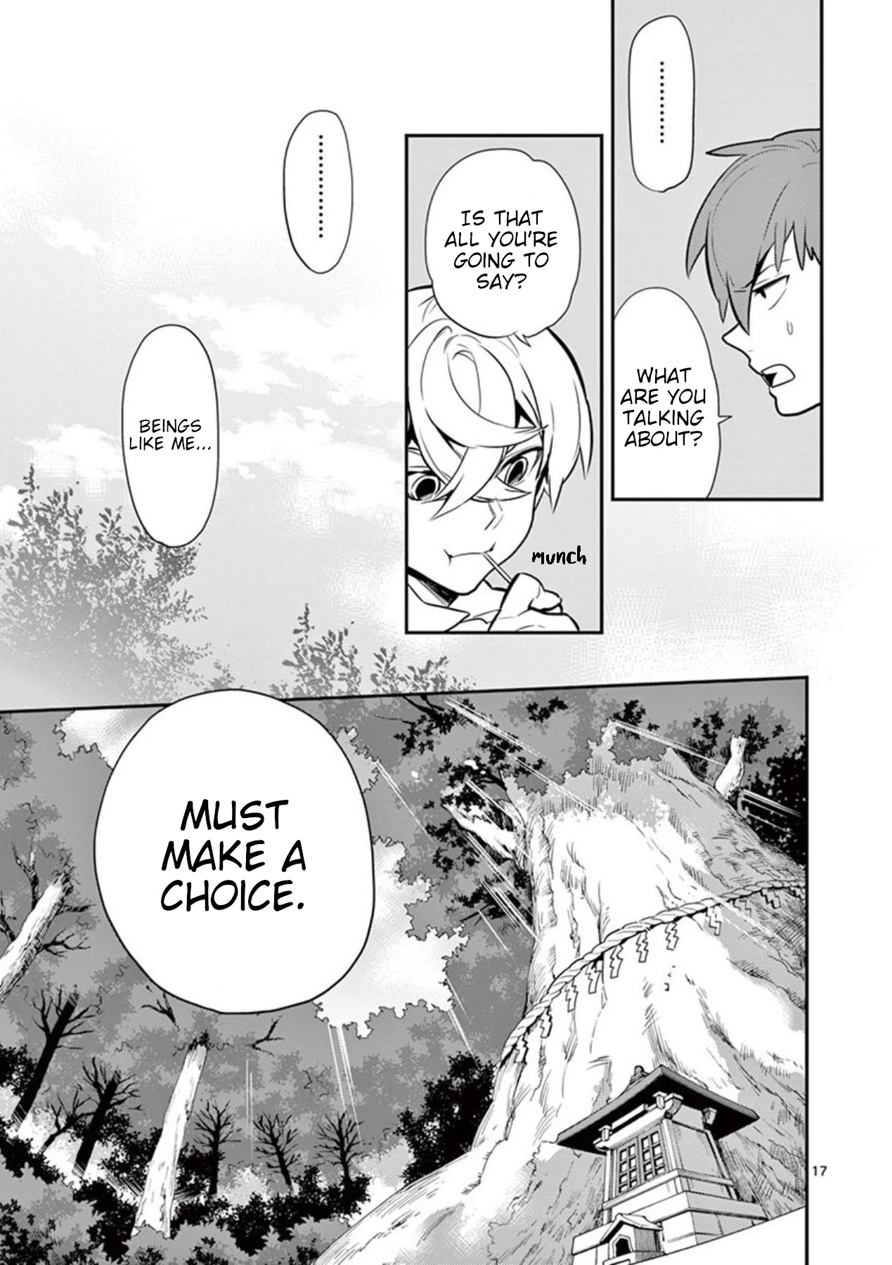 Moukin-chan Chapter 39 page 17 - Chapter 39: 39th Feather: "Two Confessions"