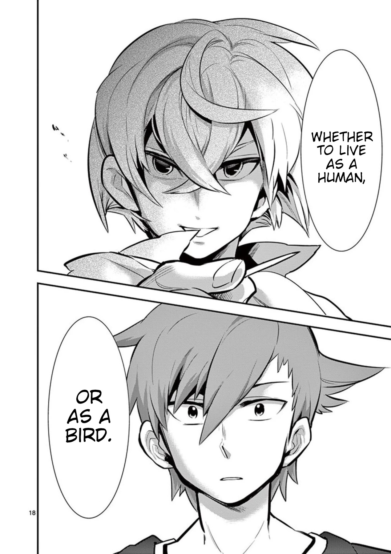 Moukin-chan Chapter 39 page 18 - Chapter 39: 39th Feather: "Two Confessions"