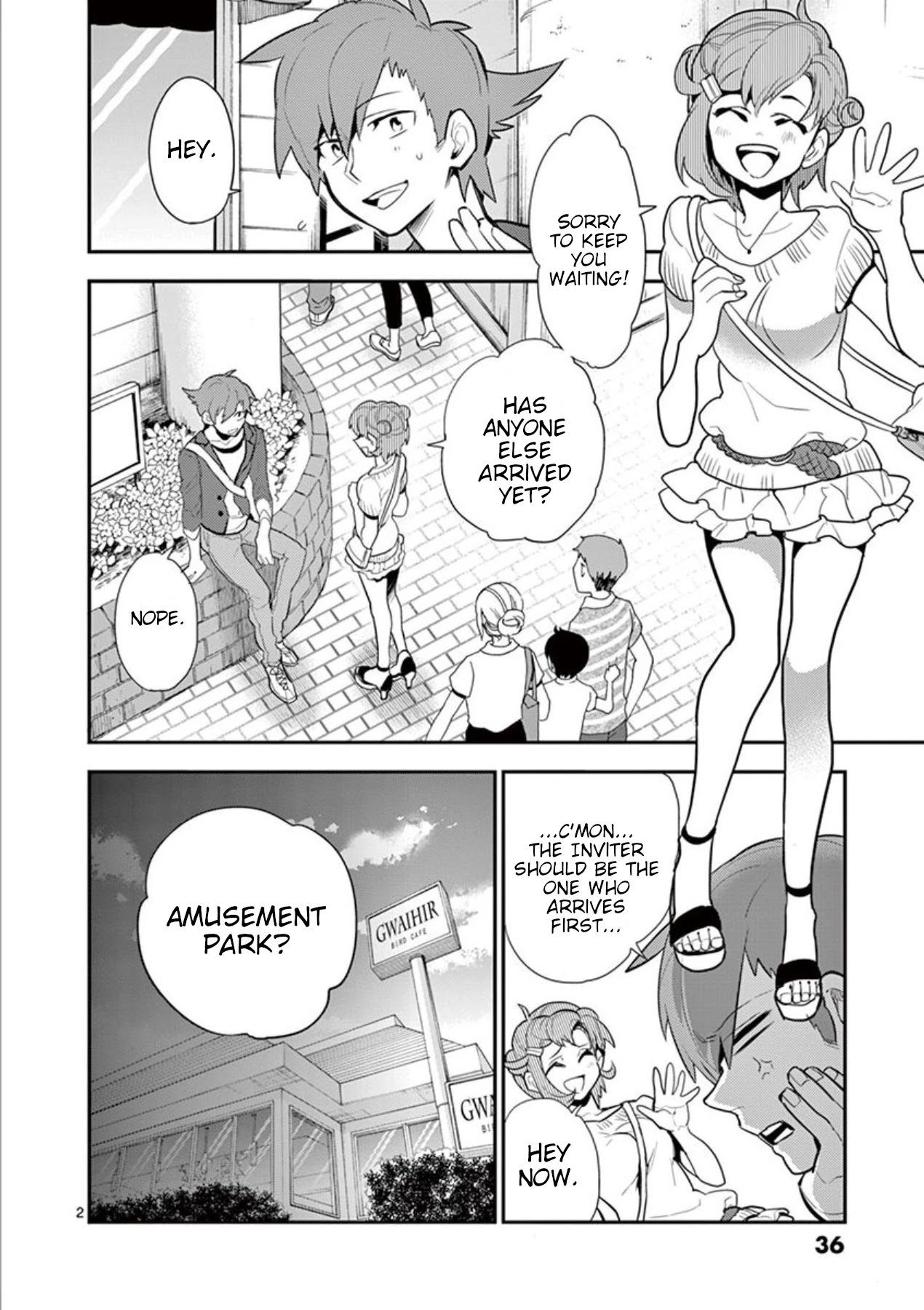 Moukin-chan Chapter 39 page 2 - Chapter 39: 39th Feather: "Two Confessions"