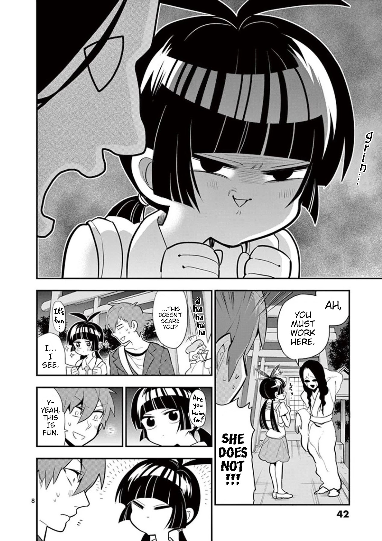 Moukin-chan Chapter 39 page 8 - Chapter 39: 39th Feather: "Two Confessions"
