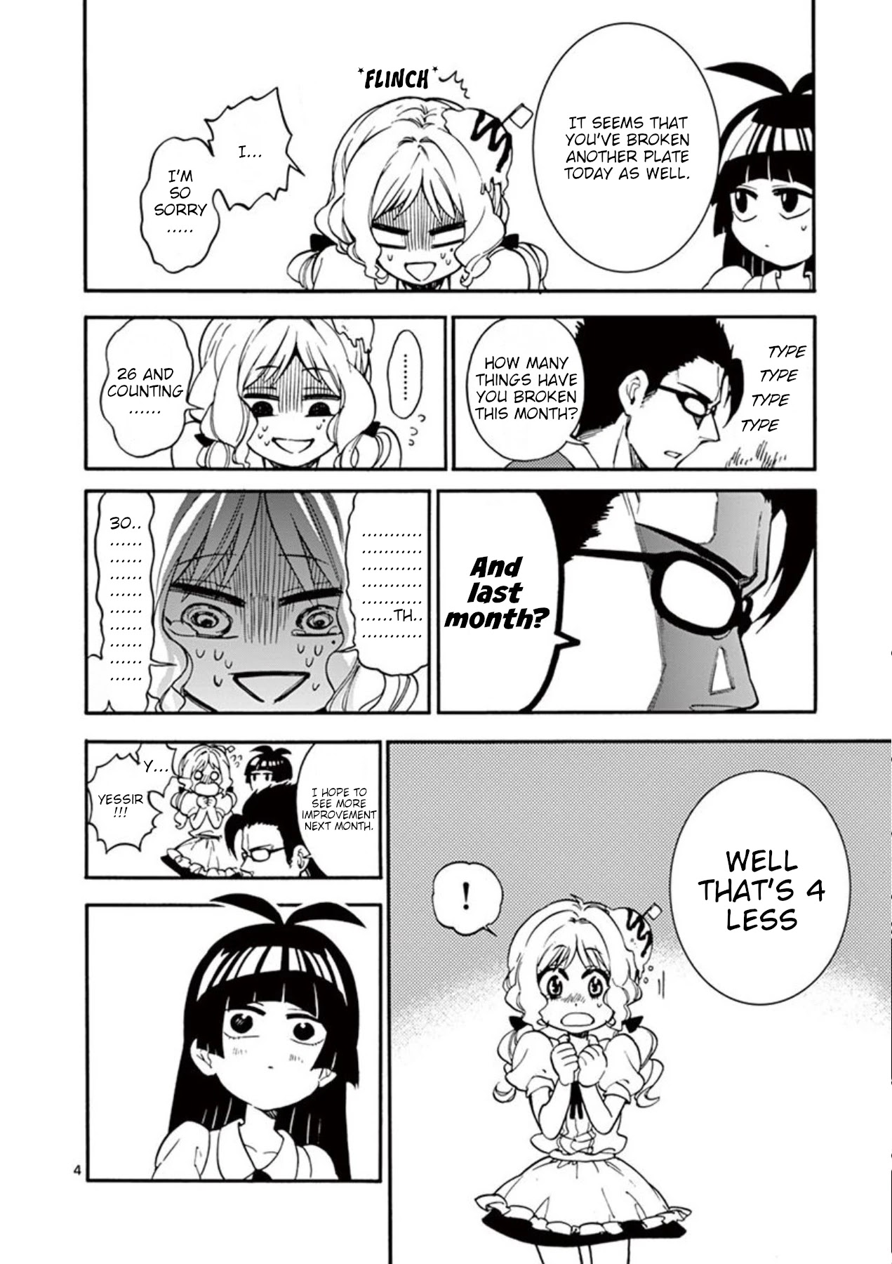 Moukin-chan Chapter 4 page 4 - Chapter 4: 4th Feather: One who cares