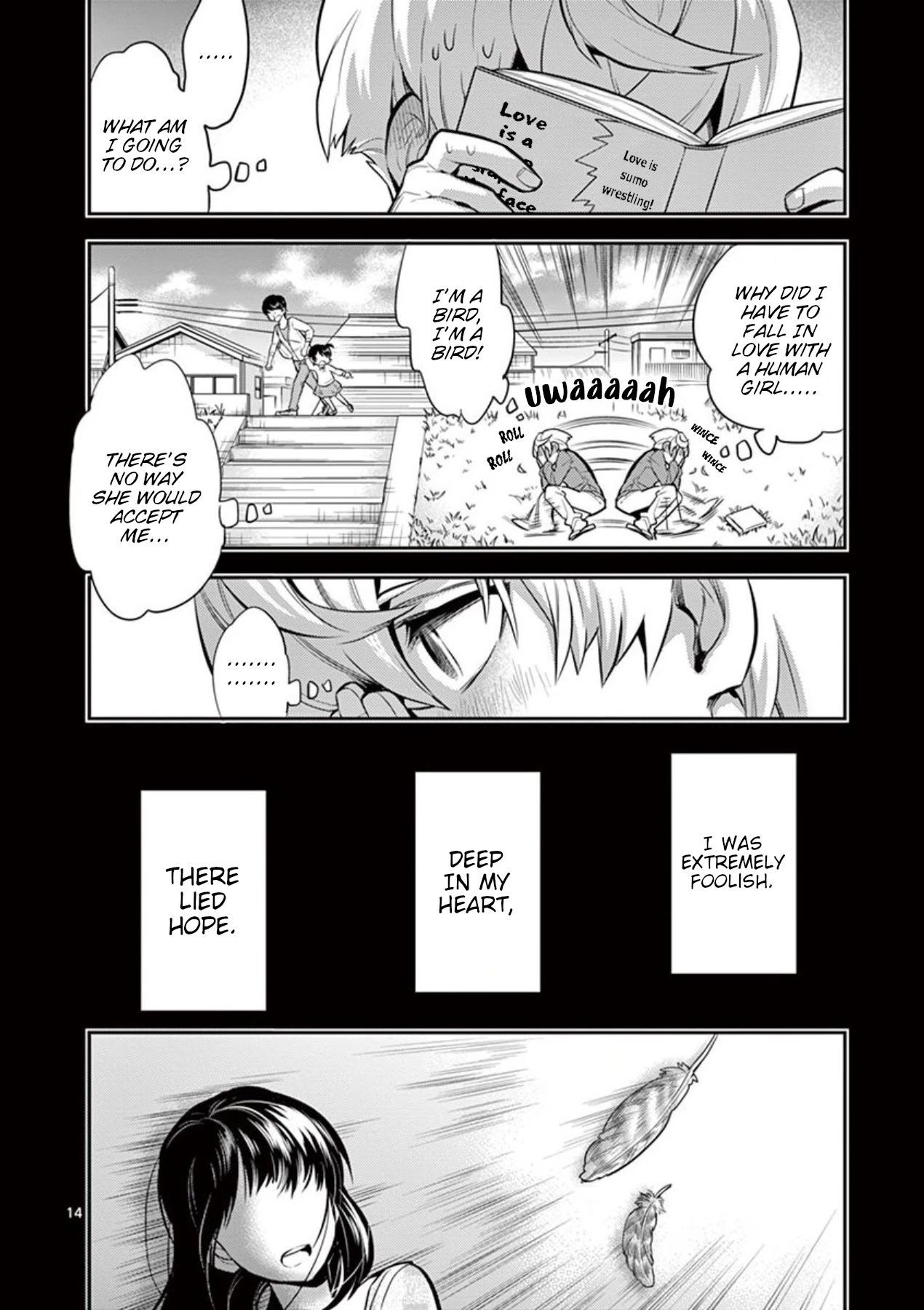 Moukin-chan Chapter 40 page 14 - Chapter 40: 40th Feather: Kasumisou