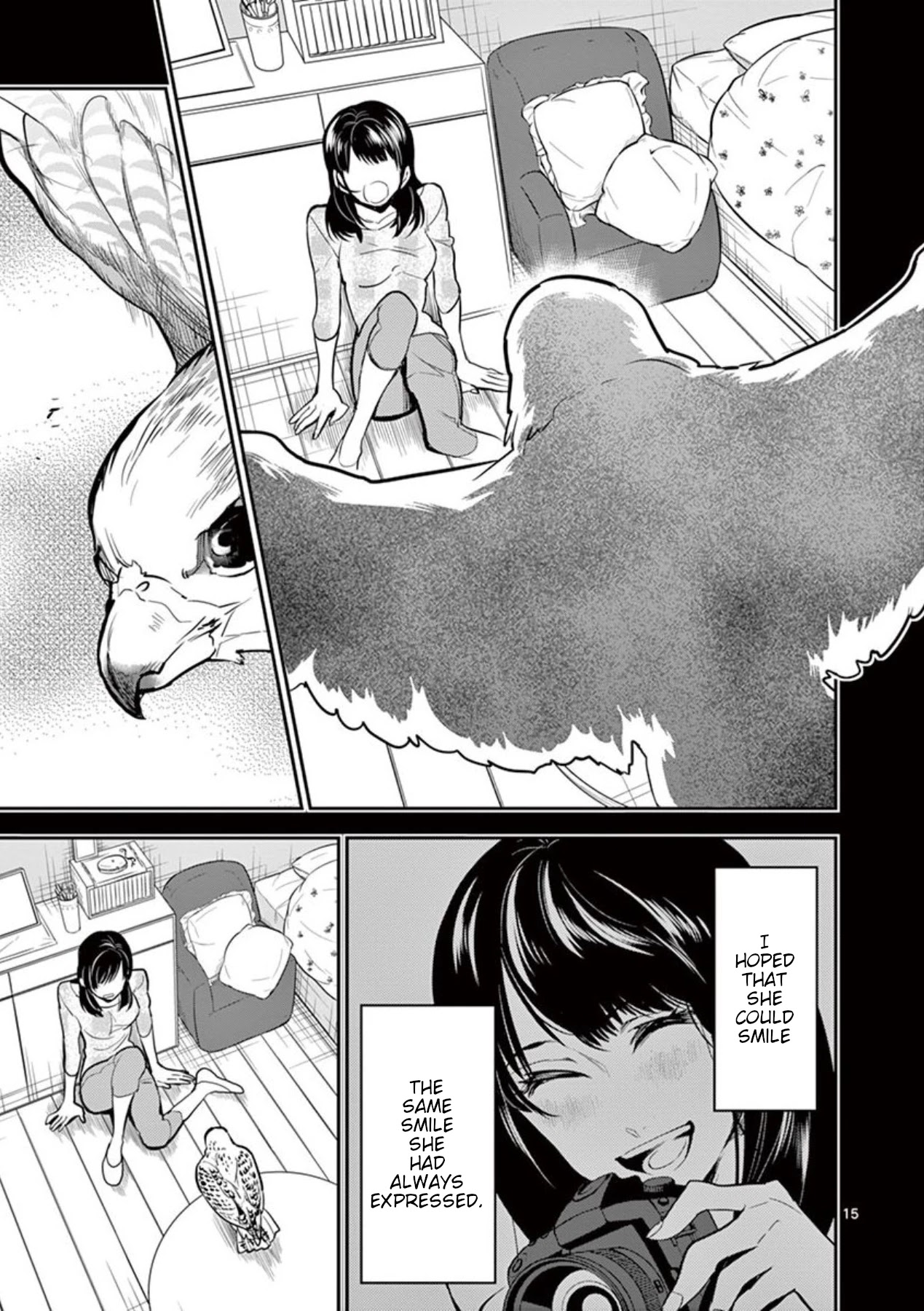 Moukin-chan Chapter 40 page 15 - Chapter 40: 40th Feather: Kasumisou