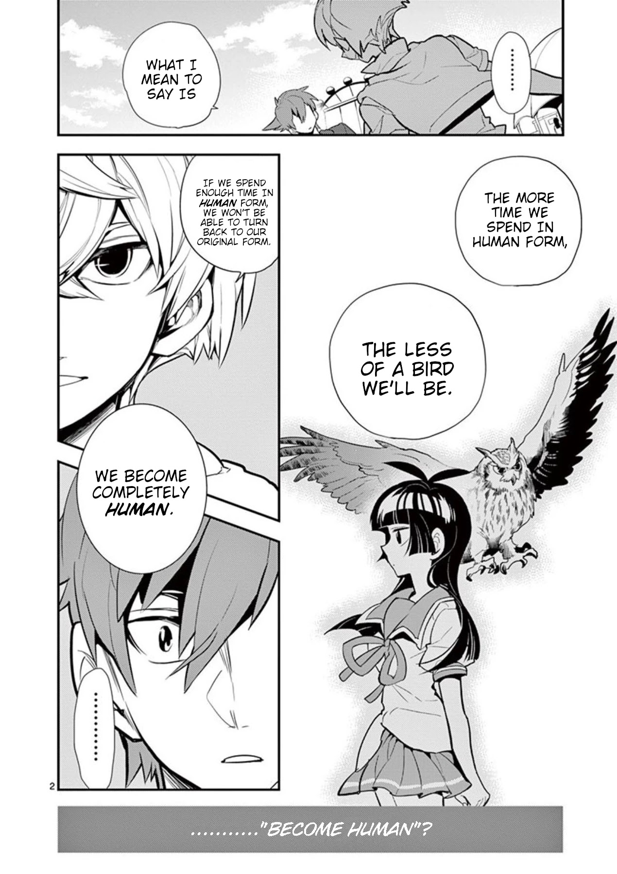 Moukin-chan Chapter 40 page 2 - Chapter 40: 40th Feather: Kasumisou