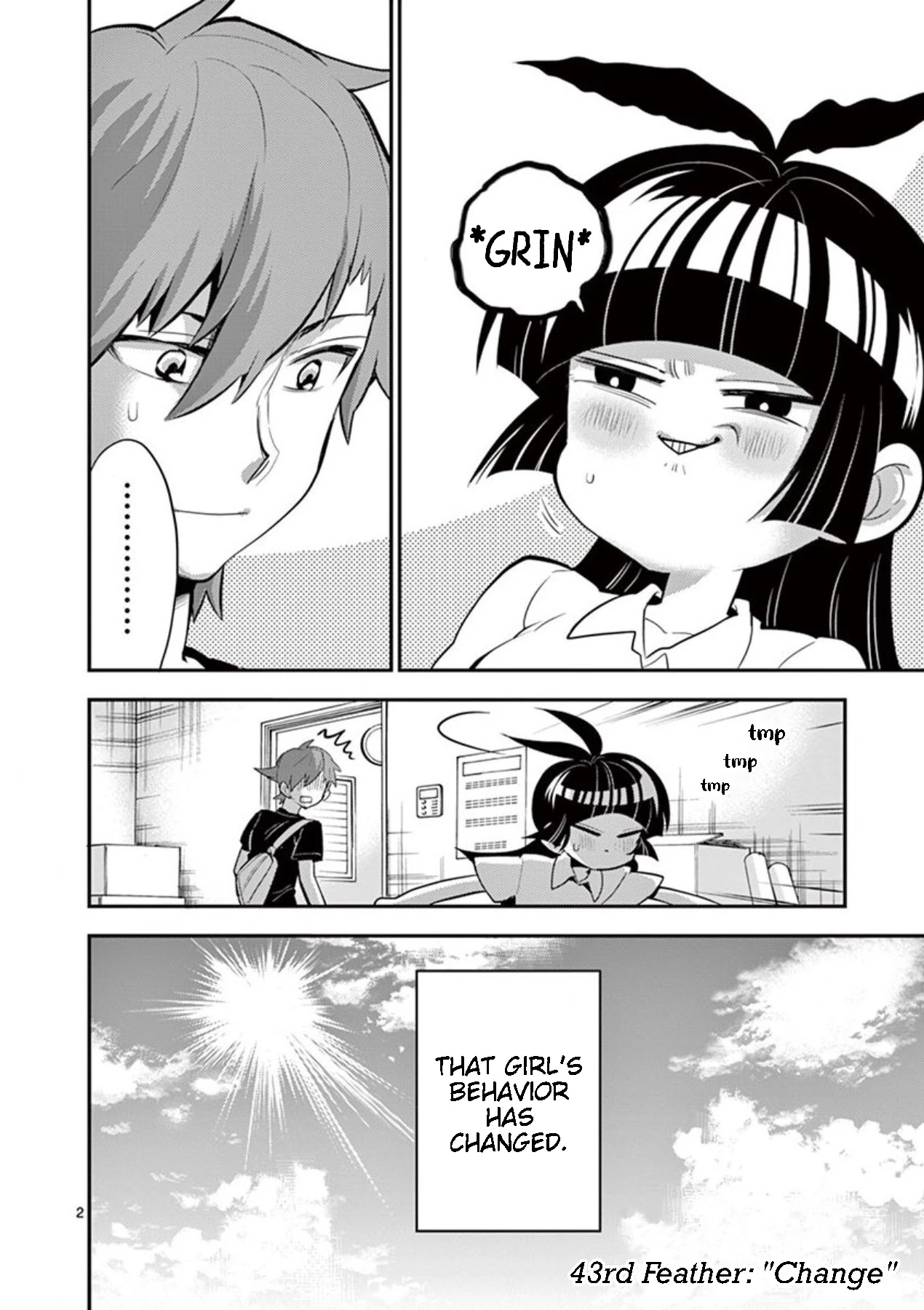Moukin-chan Chapter 43 page 2 - Chapter 43: 43rd Feather: Change