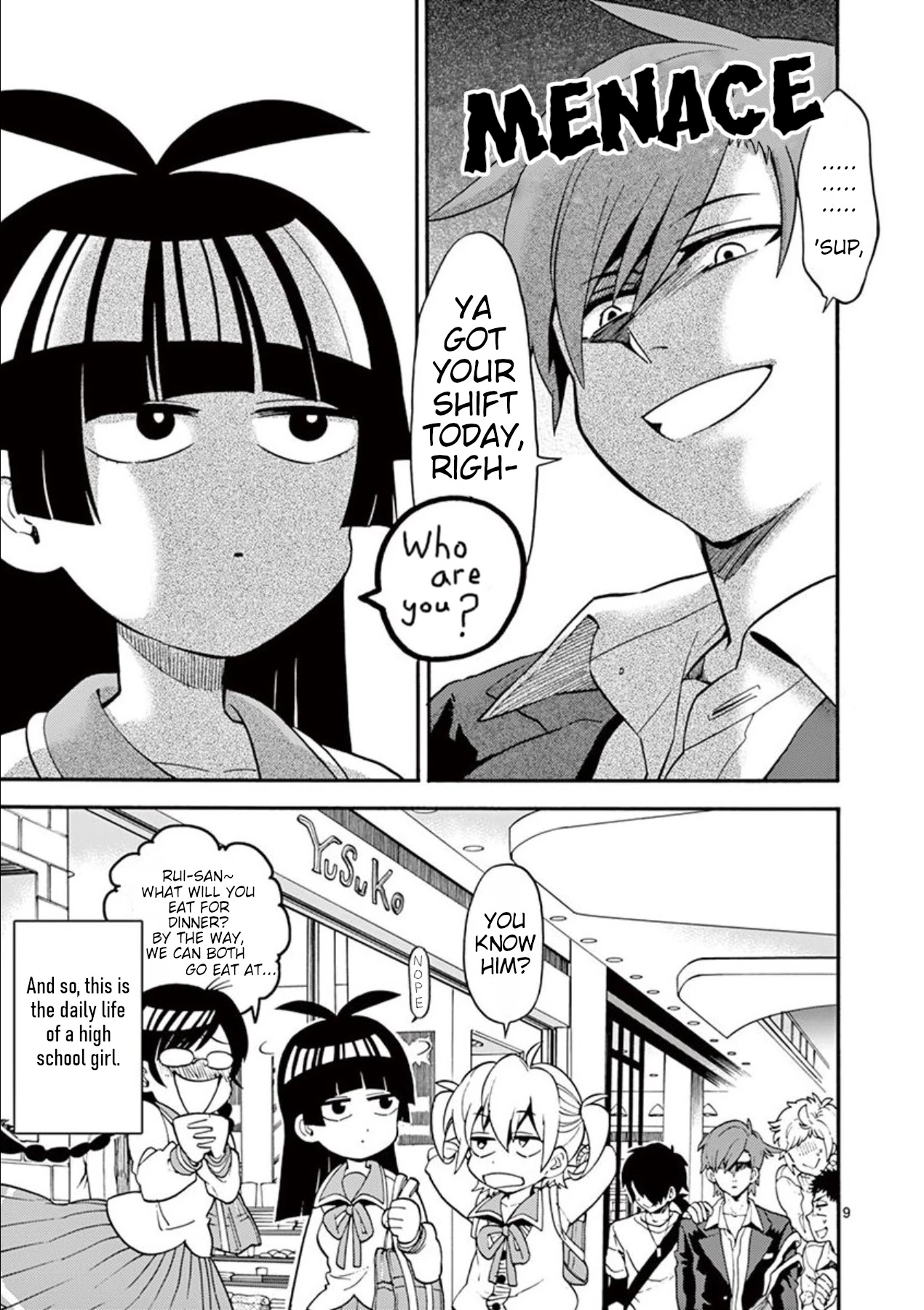Moukin-chan Chapter 5 page 9 - Chapter 5: 5th Feather: Shopping