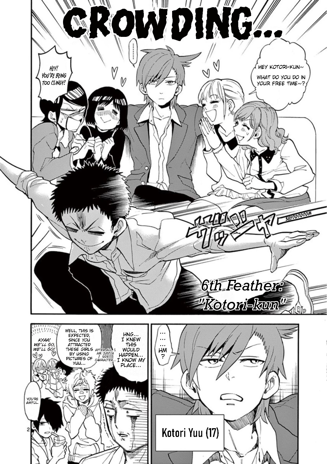 Moukin-chan Chapter 6 page 2 - Chapter 6: 6th Feather: Kotori-kun