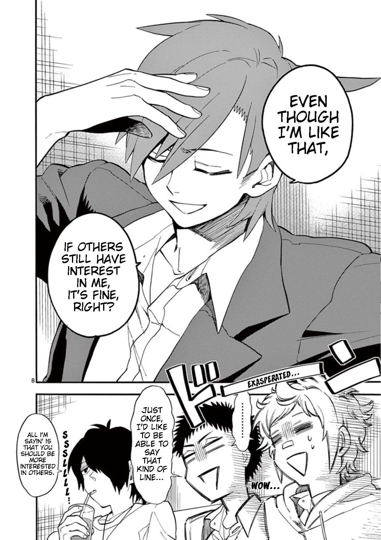 Moukin-chan Chapter 6 page 8 - Chapter 6: 6th Feather: Kotori-kun