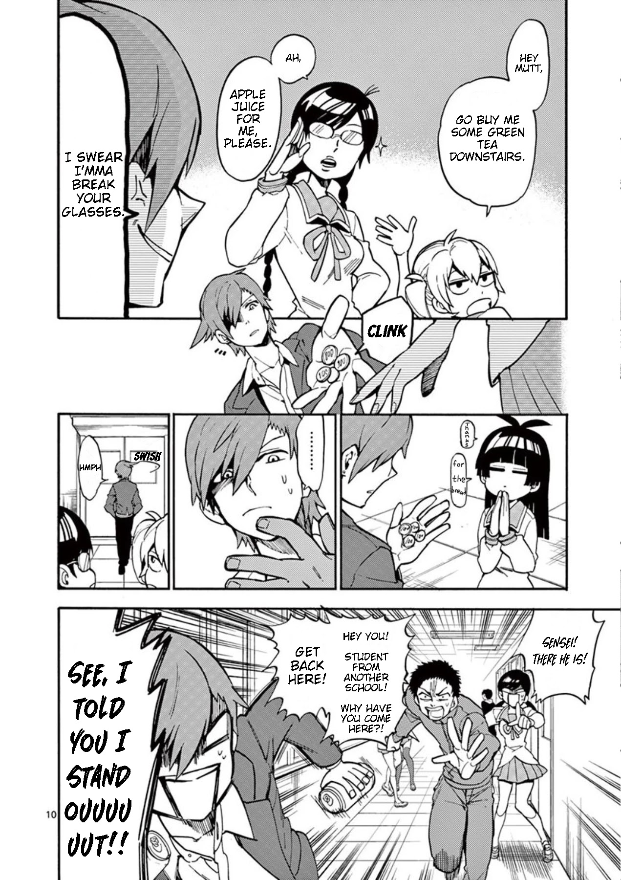 Moukin-chan Chapter 8 page 10 - Chapter 8: 8th Feather: Kotori-kun's Servanthood