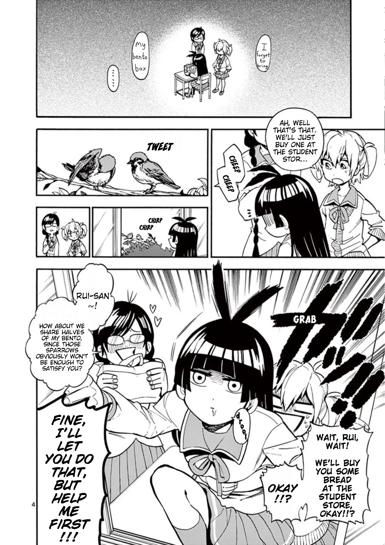 Moukin-chan Chapter 8 page 4 - Chapter 8: 8th Feather: Kotori-kun's Servanthood