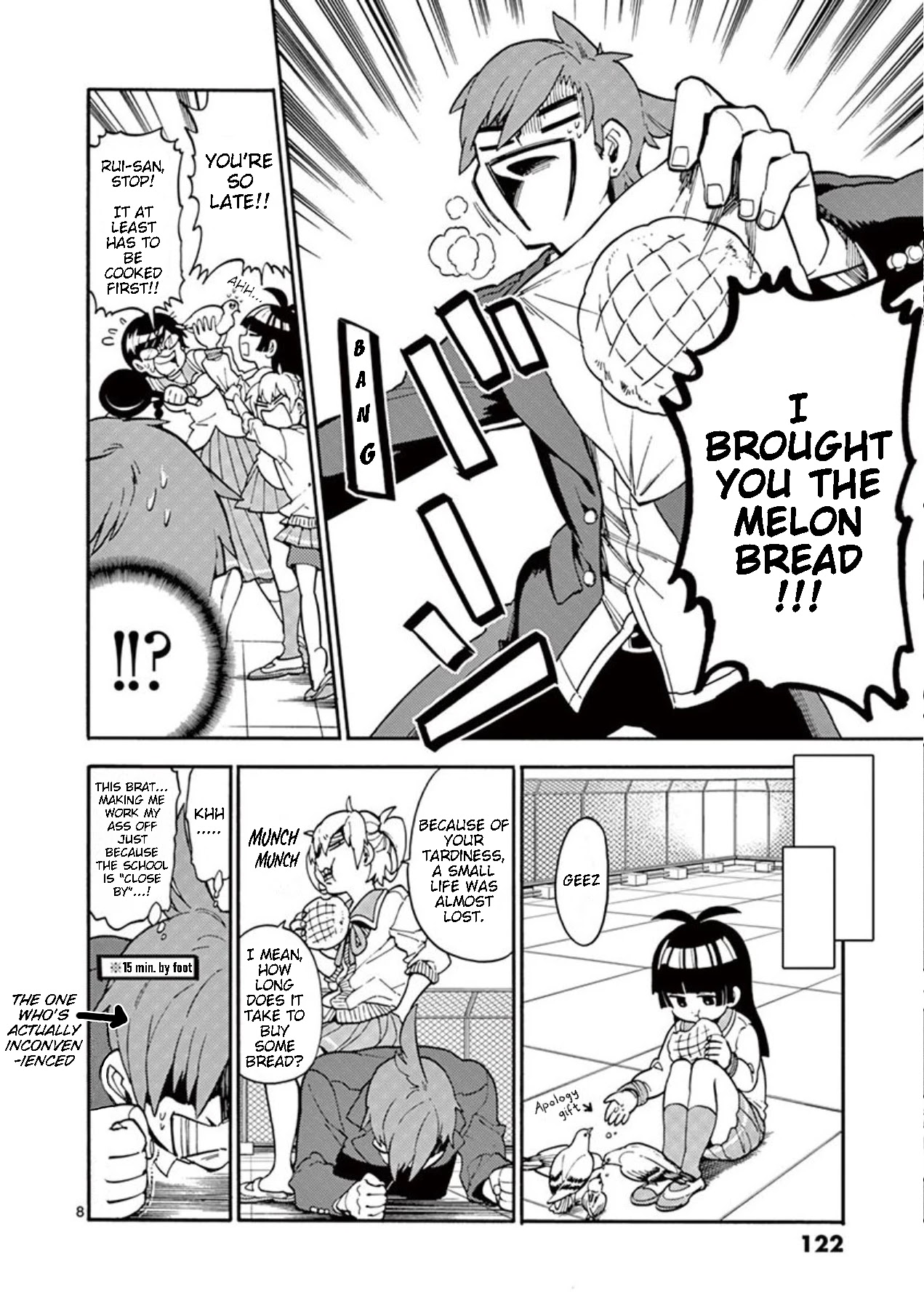 Moukin-chan Chapter 8 page 8 - Chapter 8: 8th Feather: Kotori-kun's Servanthood