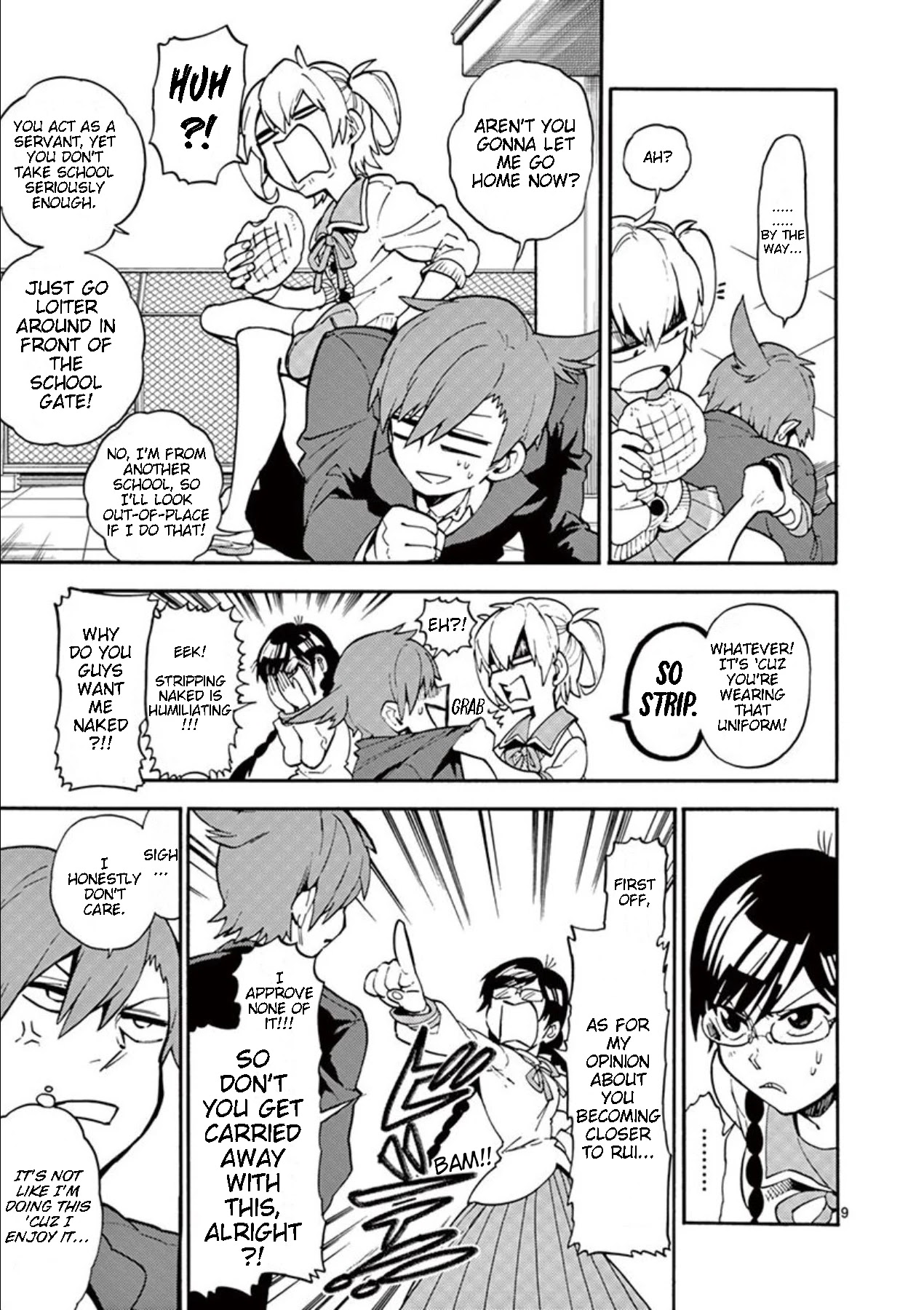 Moukin-chan Chapter 8 page 9 - Chapter 8: 8th Feather: Kotori-kun's Servanthood