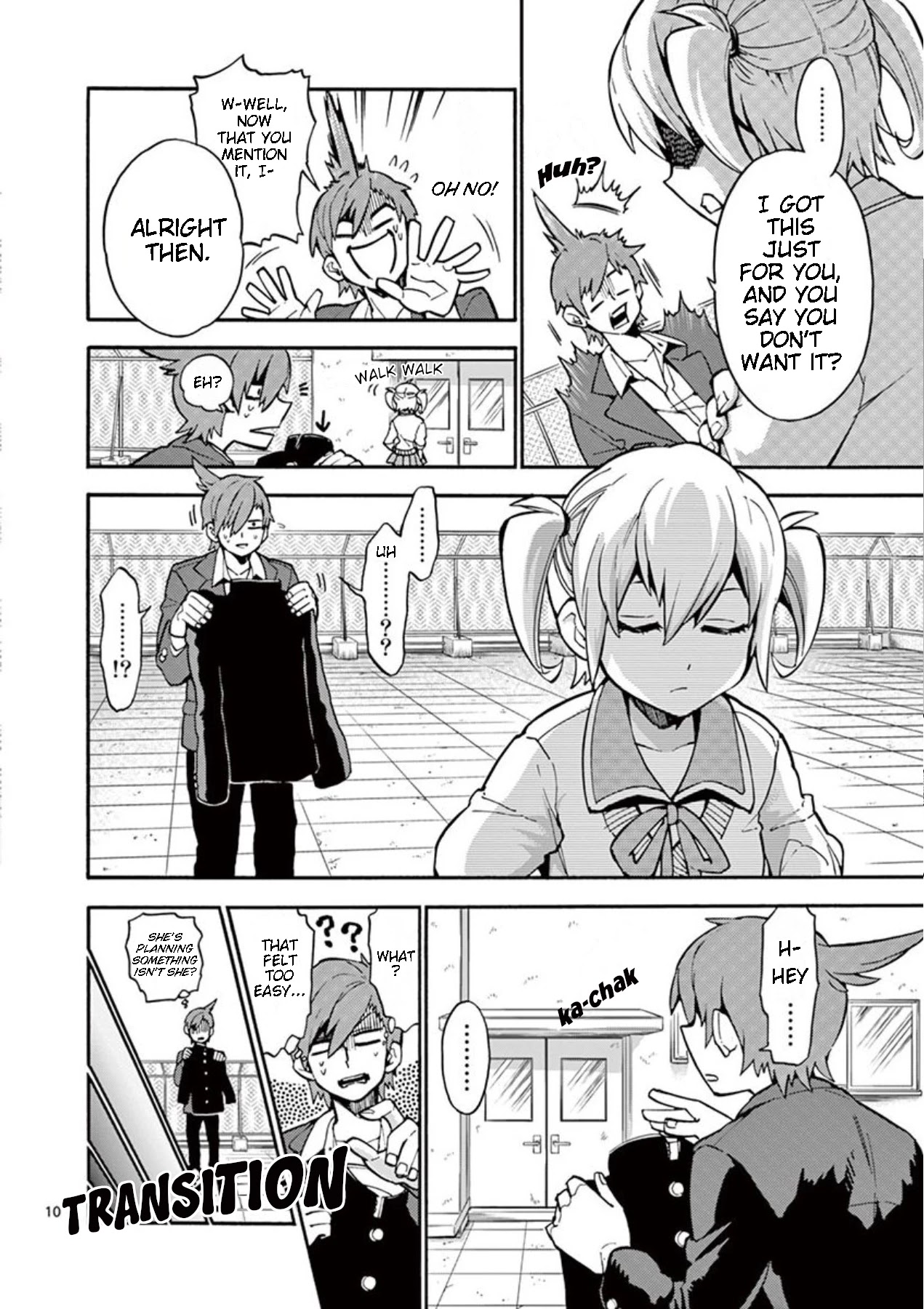 Moukin-chan Chapter 9 page 10 - Chapter 9: 9th Feather: "M"
