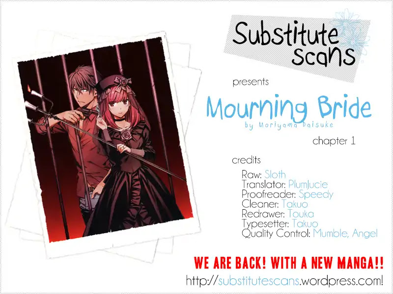 Mourning Bride Chapter 1 page 1 - Chapter 1: Bigins with a mourning bride
