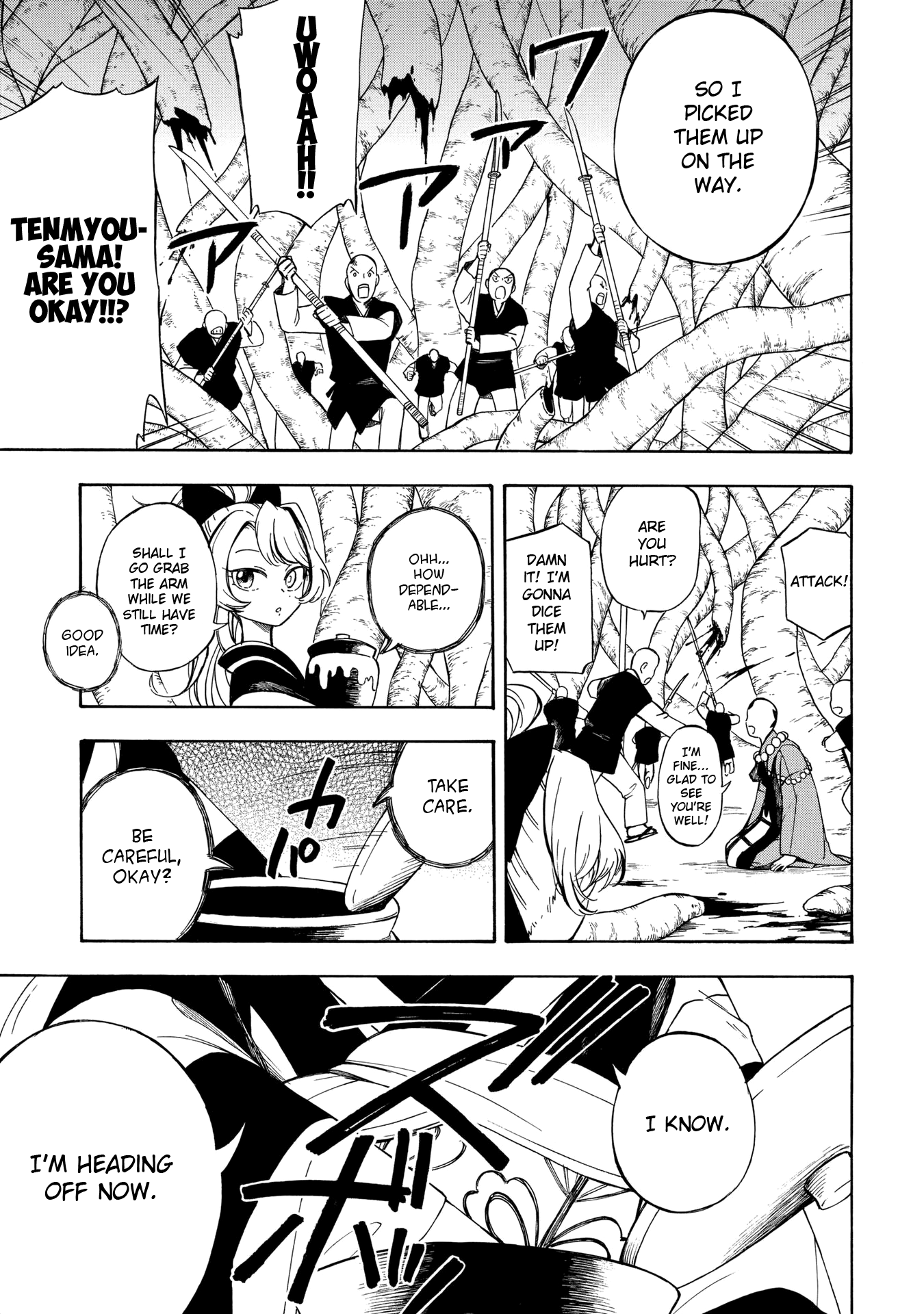 Mouryou Shoujo Chapter 3 page 11 - Chapter 3: Crimson Forest