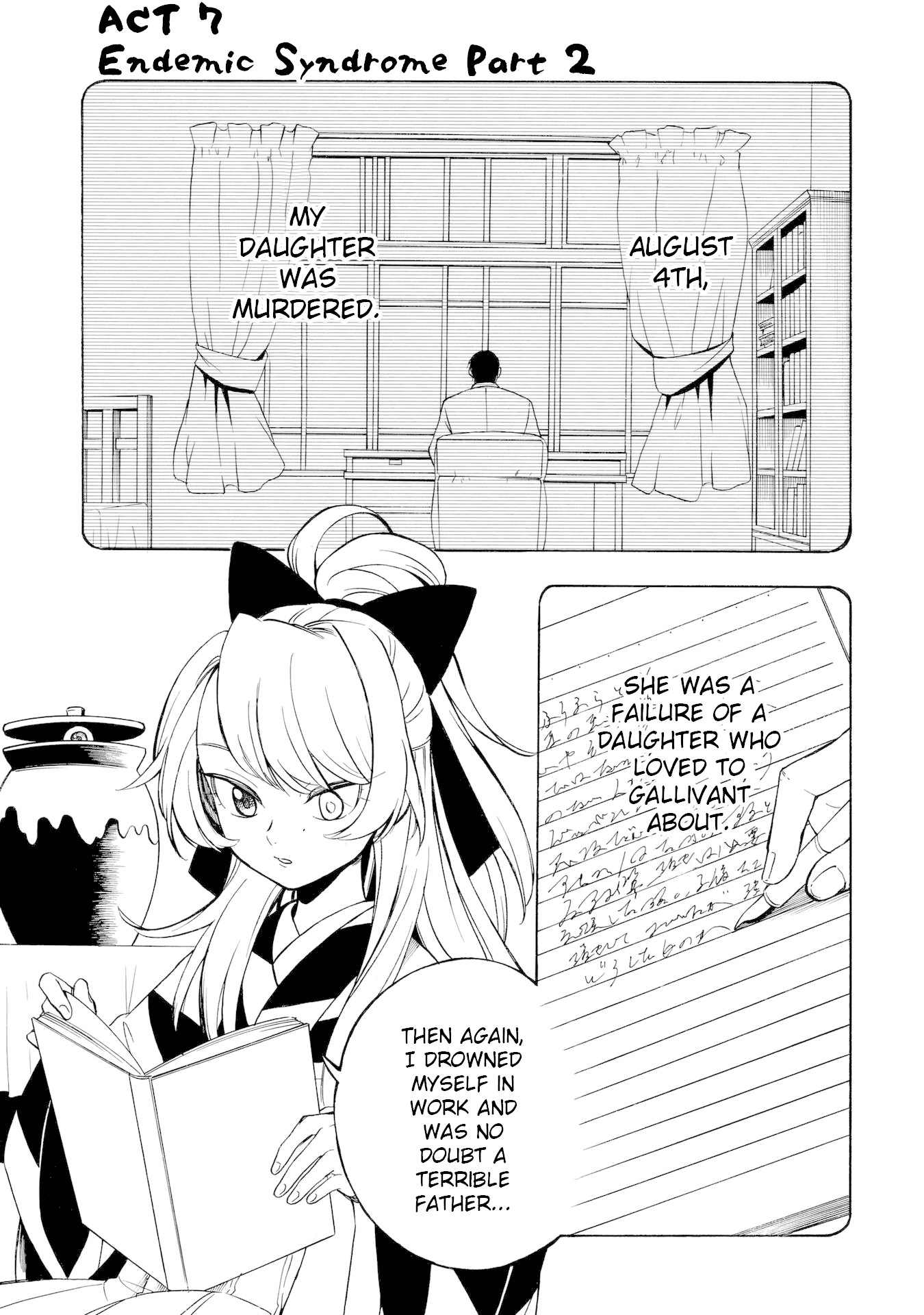 Mouryou Shoujo Chapter 7 page 1 - Chapter 7: Endemic Syndrome Part 2