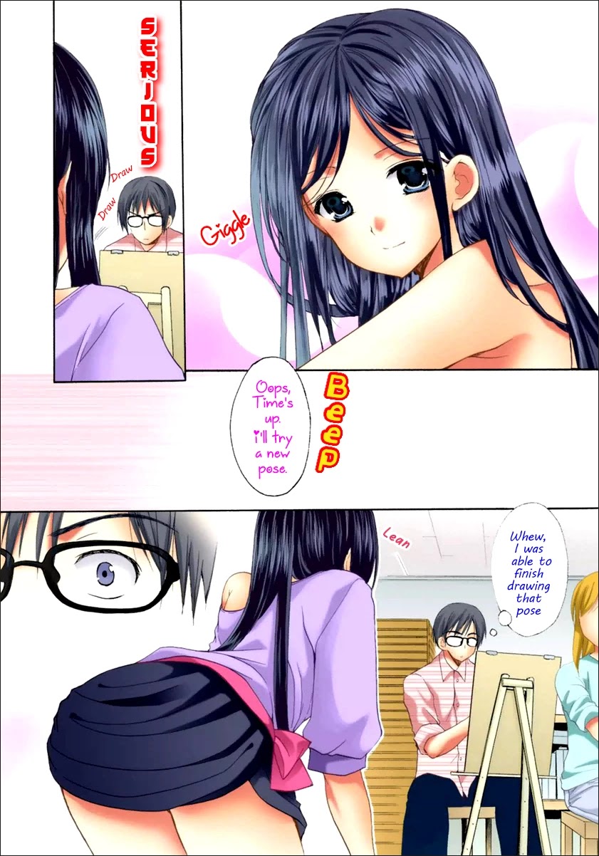 Mousou Megane Chapter 20 page 6 - Chapter 20: Anzai Chihana - Drawing Model - (COLOR)