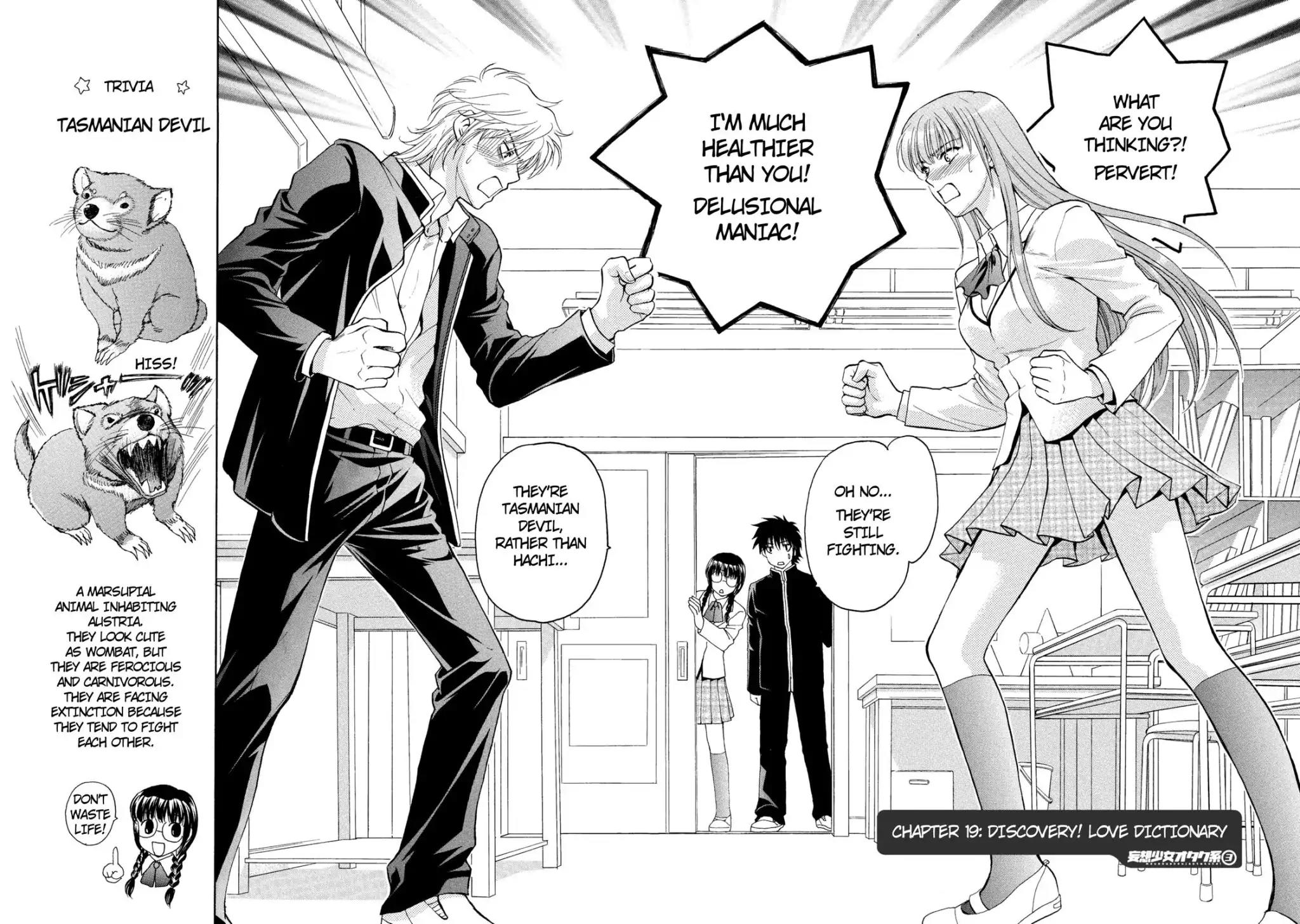 Mousou Shoujo Otakukei Chapter 19 page 2 - Chapter 19: Discovery! Love Dictionary