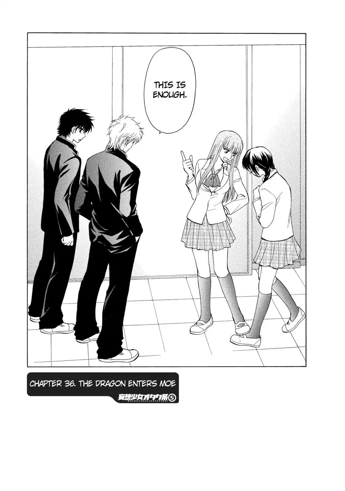 Mousou Shoujo Otakukei Chapter 36 page 1 - Chapter 36: The Dragon Enters Moe