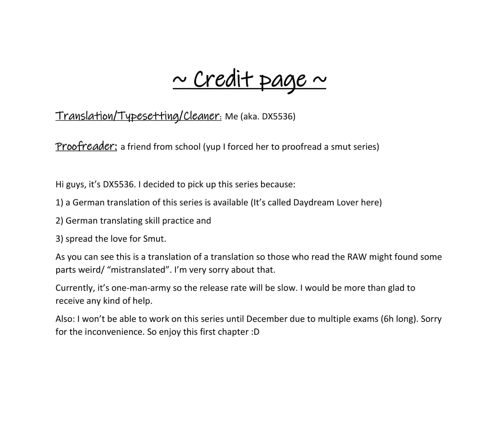 Mousou Shoujo (Yukino Seo) Chapter 1 page 1 - Chapter 1: Story 01