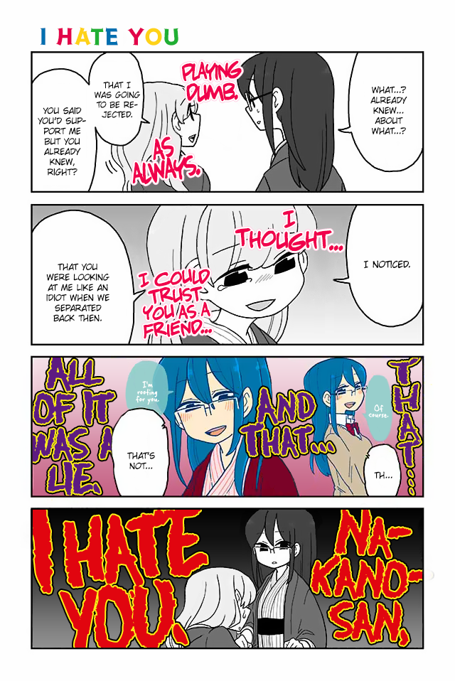 Mousou Telepathy Chapter 100 page 1 - Chapter 100: I Hate You