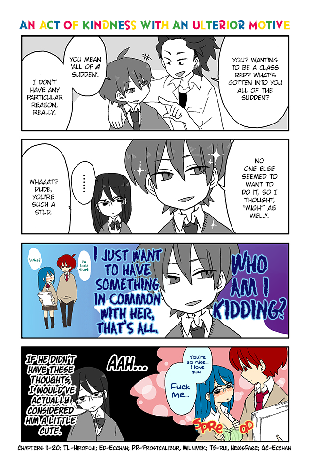 Mousou Telepathy Chapter 11 page 1 - Chapter 11: An Act of Kindness With an Ulterior Motive
