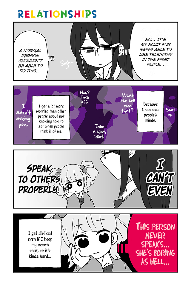 Mousou Telepathy Chapter 15 page 1 - Chapter 15: Relationships