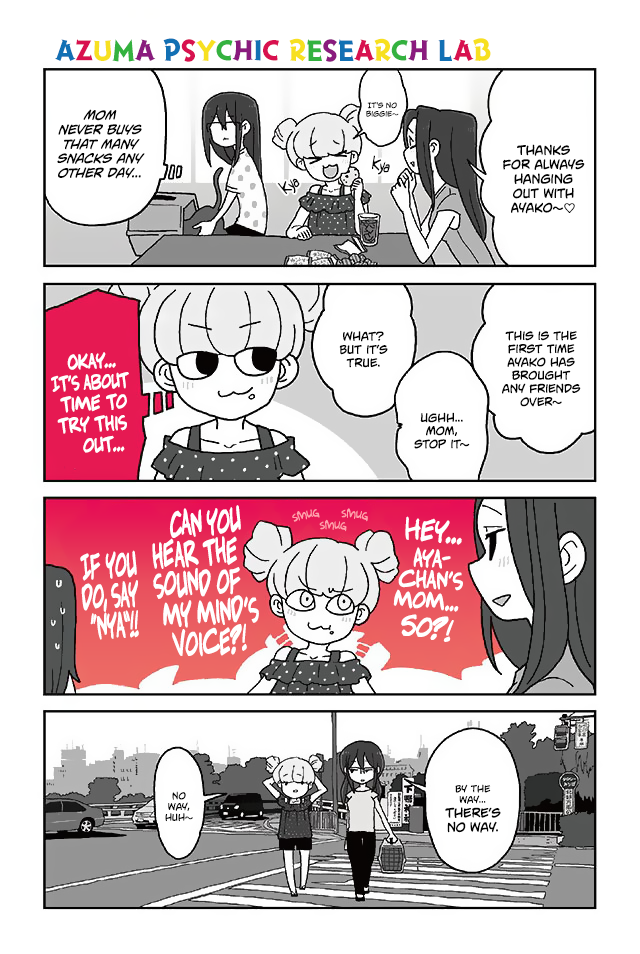 Mousou Telepathy Chapter 254 page 1 - Chapter 254: Azuma Psychic Research Lab